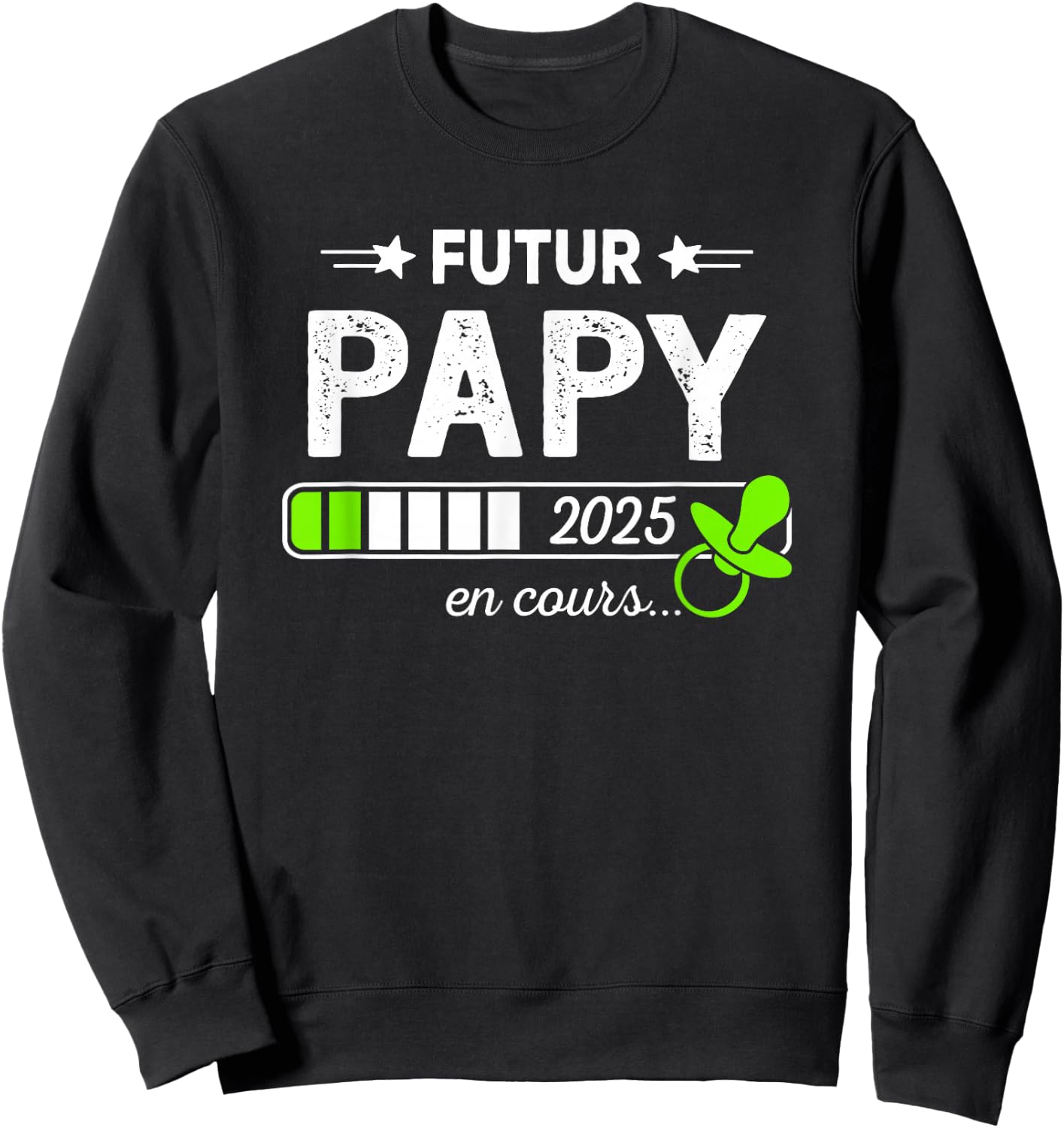 Coming Soon Grandfather Announcement Future Grandpa 2025 , Black, S Sweatshirt - Sweatshirt | Black
