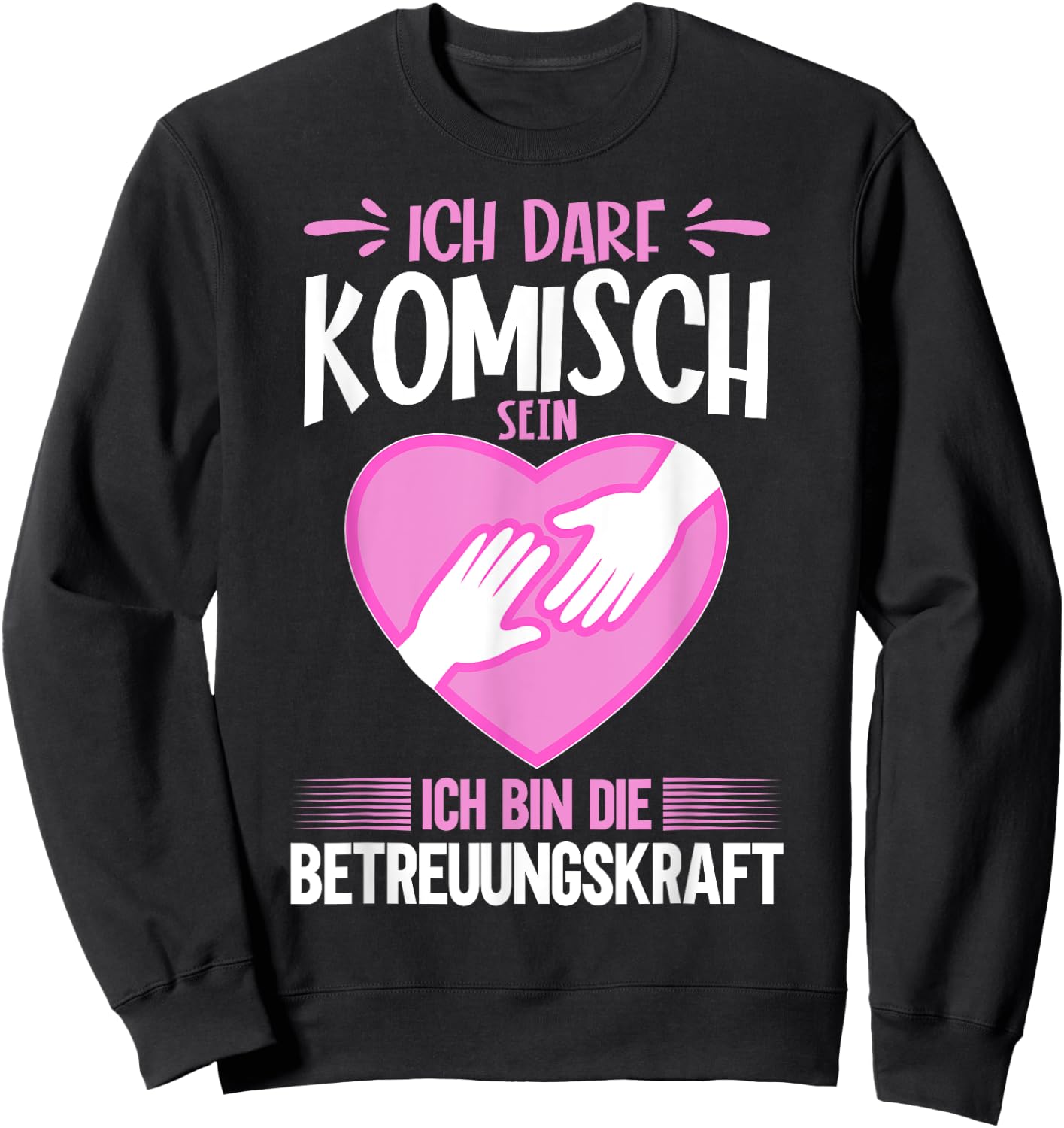 Pflegerin Altenpflege Lustiges Pflegefachkraft Sweatshirt - Sweatshirt | Black