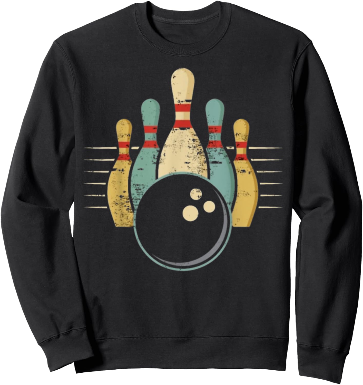 Funny Gift Funny Teen Bowling , Black, S Sweatshirt - Sweatshirt | Black