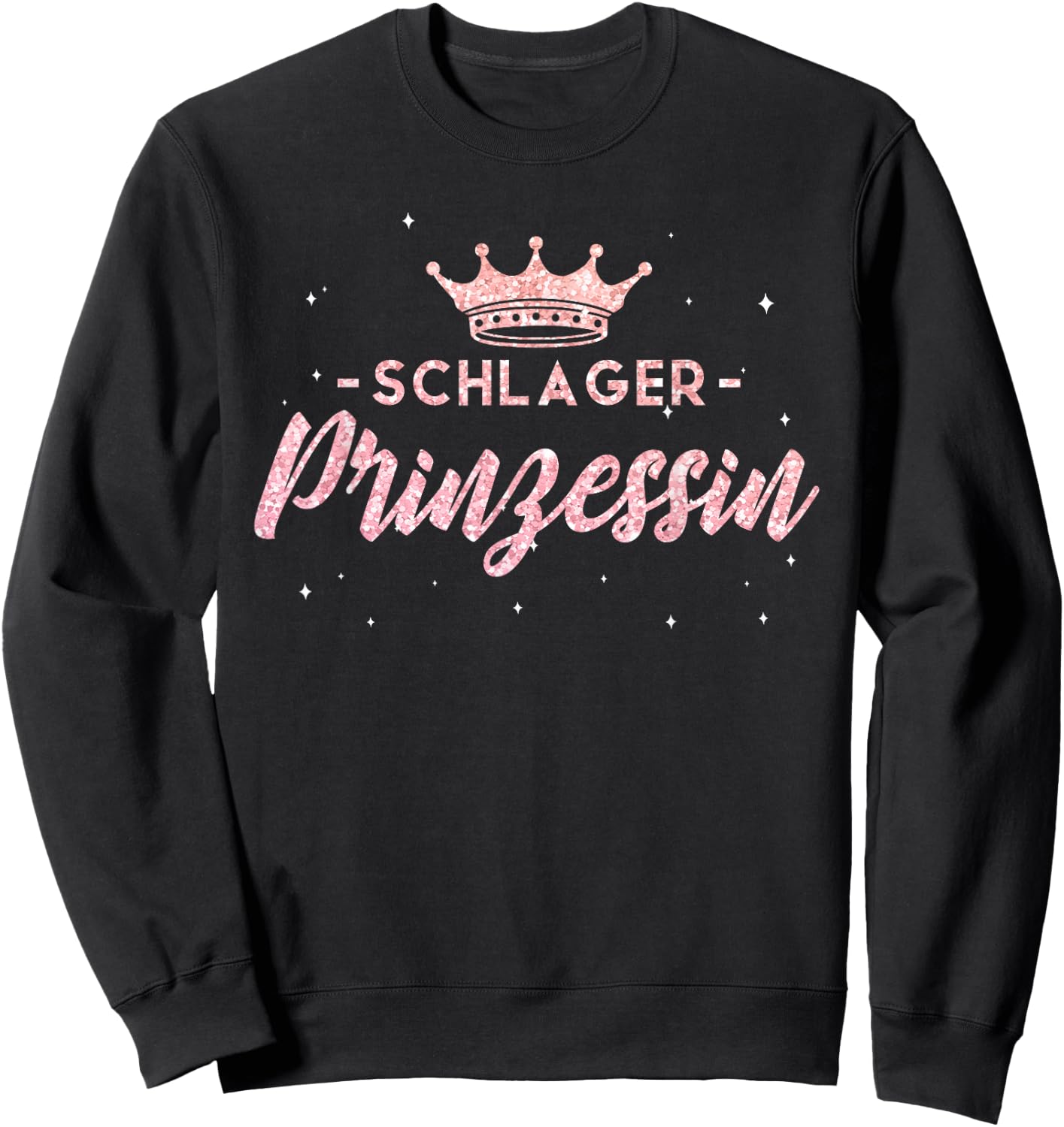 Women's Schlager Party Princess , black, s Sweatshirt - Sweatshirt | Black