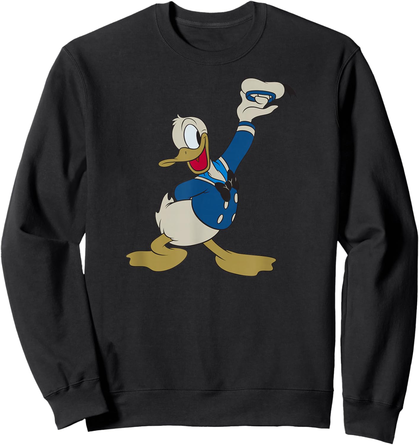 Donald Duck - Duck Salute Sweatshirt - Sweatshirt | Black