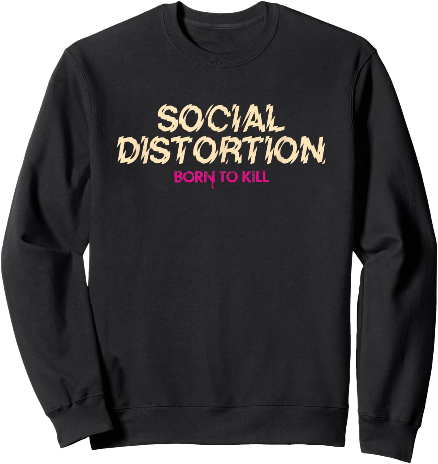 Offizielle Social Distortion Born to Kill Skelly Sweatshirt - Sweatshirt | Black