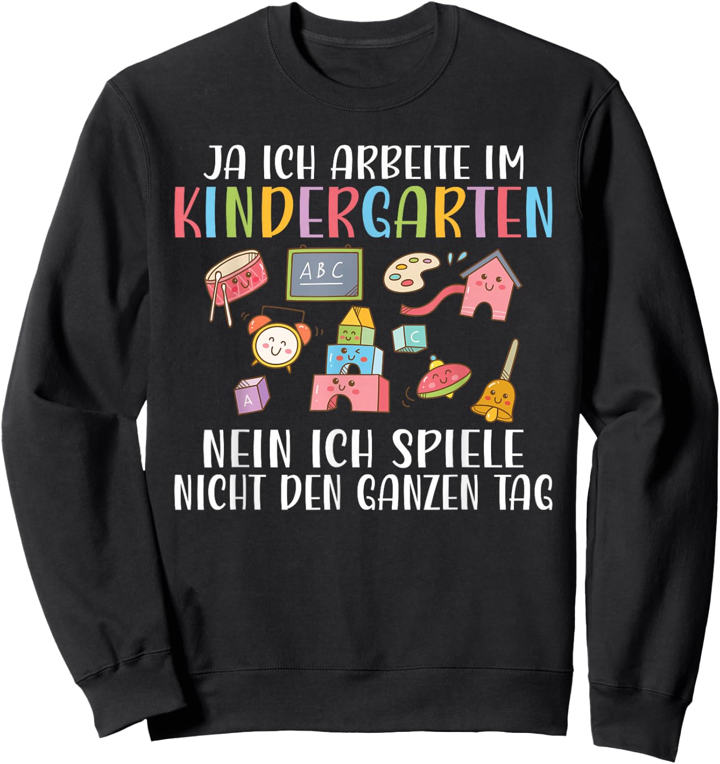 Educational , black Sweatshirt - Sweatshirt | Black