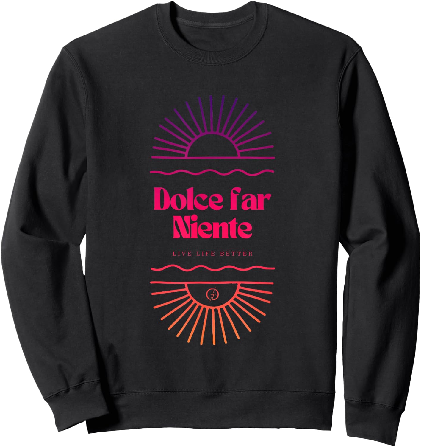 Dolce Far Niente #35 - Friedlicher Urlaub Sweatshirt - Sweatshirt | Black