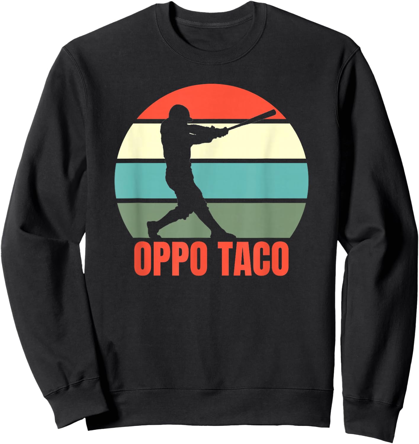 Oppo Taco Baseball Sweatshirt - Sweatshirt | Black