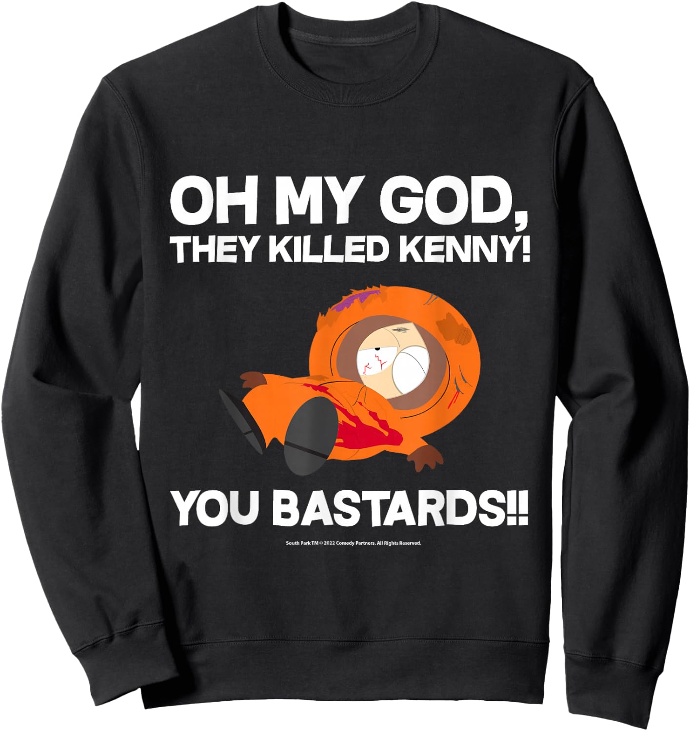 South Park Oh mein Gott, sie haben Kenny getötet! Sweatshirt - Sweatshirt | Black