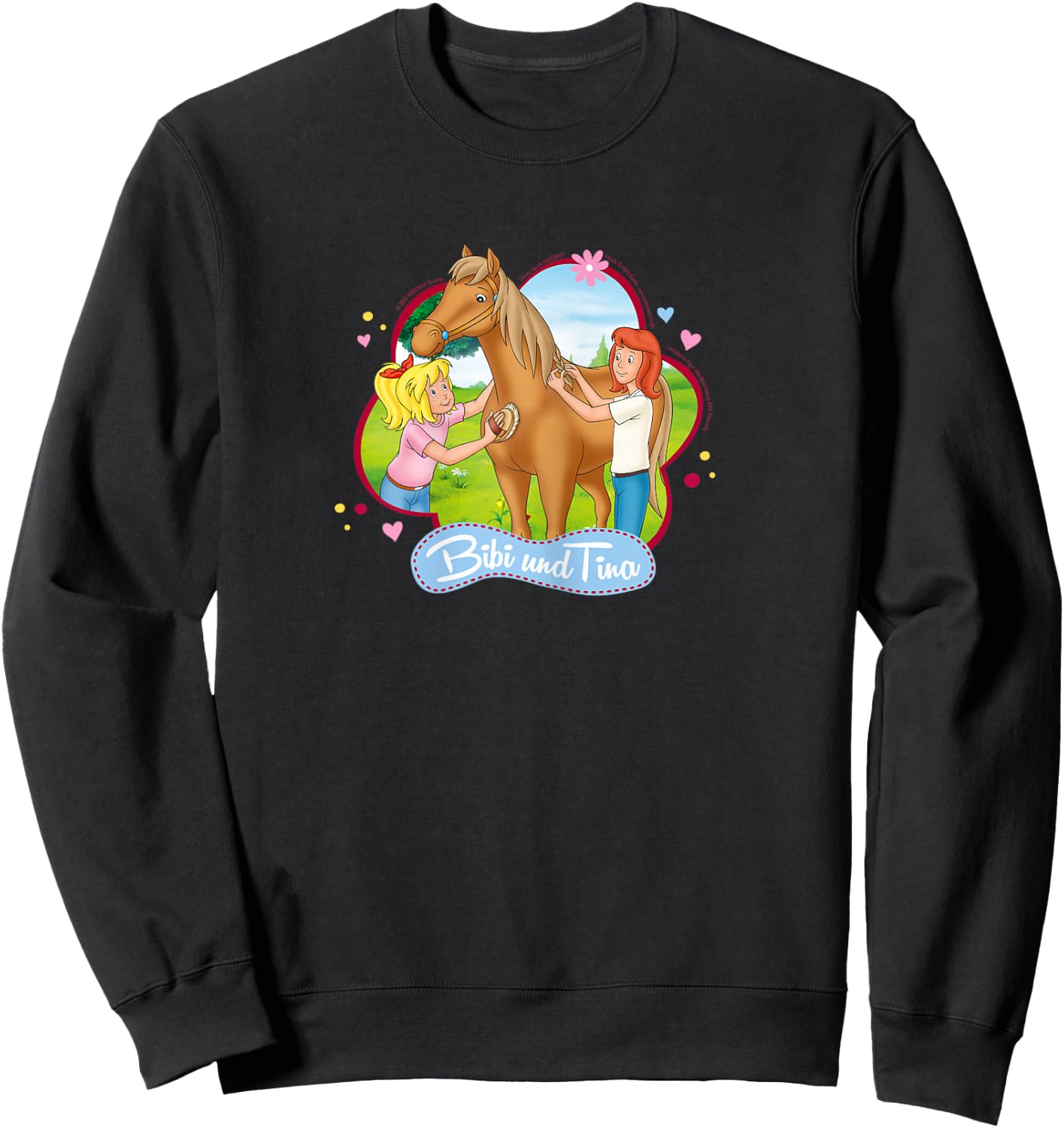 Bibi & Tina - Pferde Sommer Sweatshirt - Sweatshirt | Black