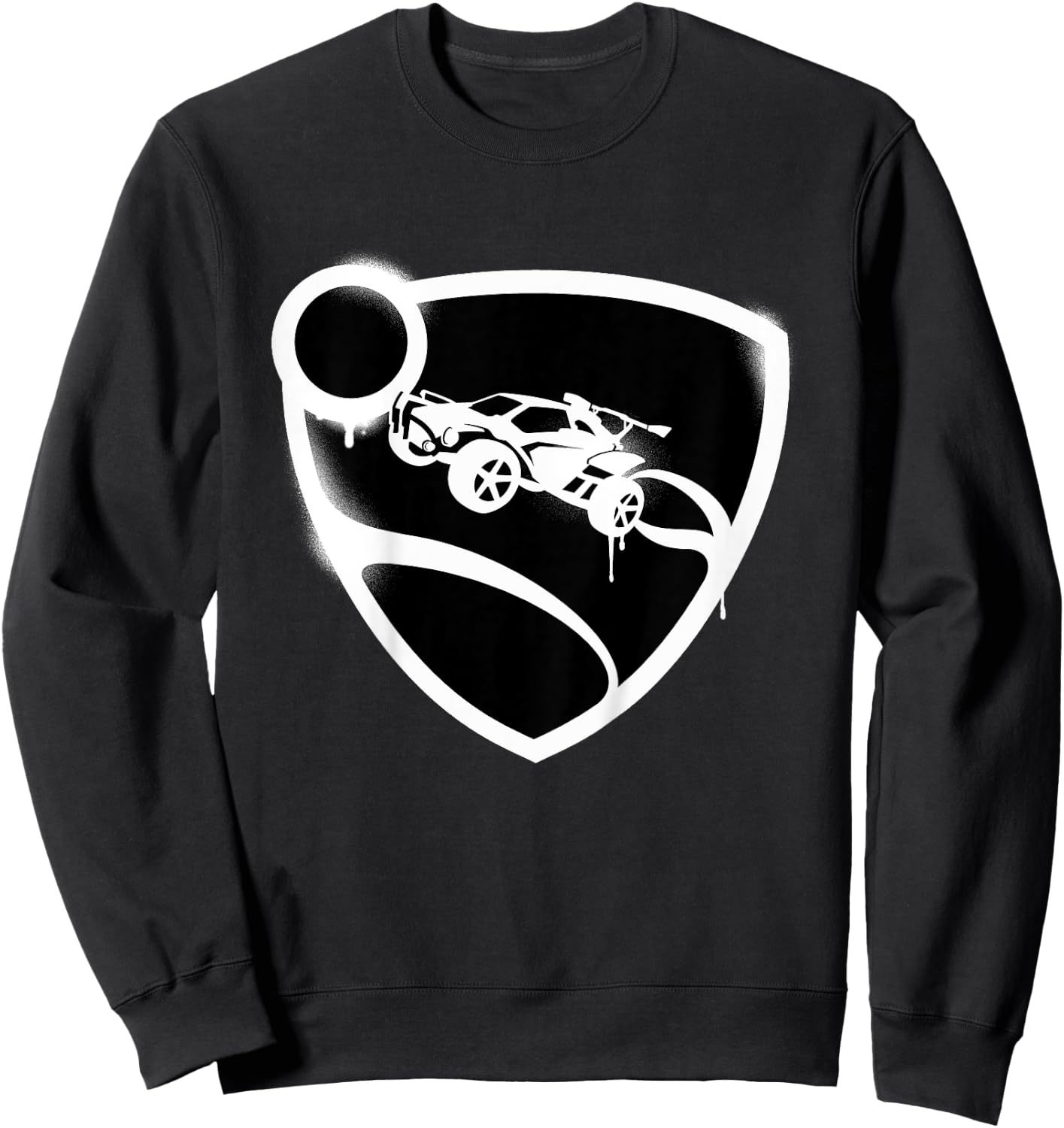Kids Rocket League Logo Spray Painted Children's , Blue, 2 Sweatshirt - Sweatshirt | Black