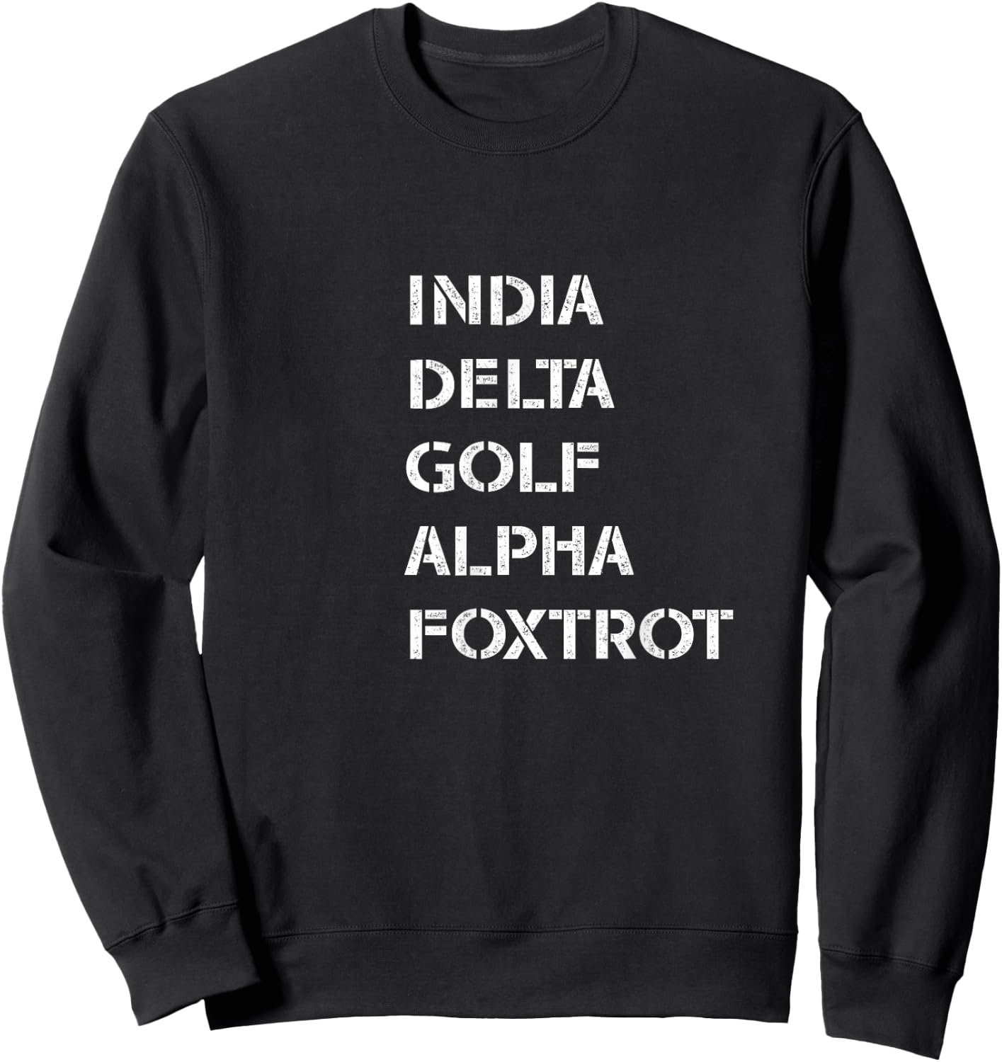 Idgaf Sweatshirt - Sweatshirt | Black