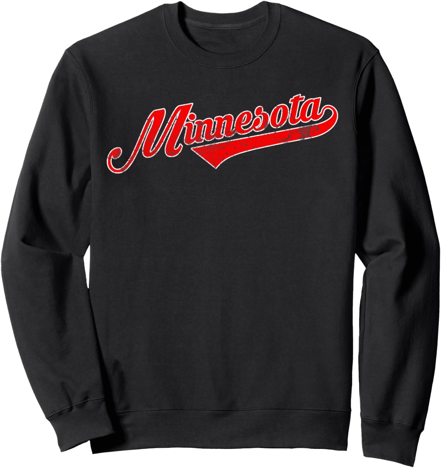 Vintage Minnesota baseball Sweatshirt - Sweatshirt | Black