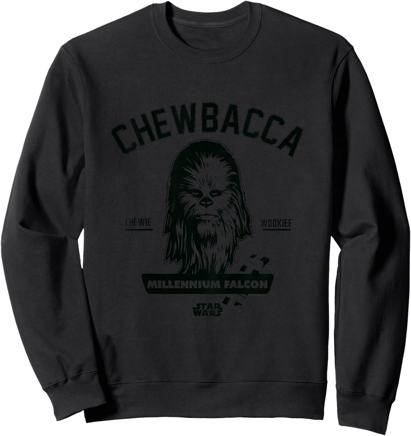 Kids Star Wars Chewbacca Face , Black, 2 Sweatshirt - Sweatshirt | Black