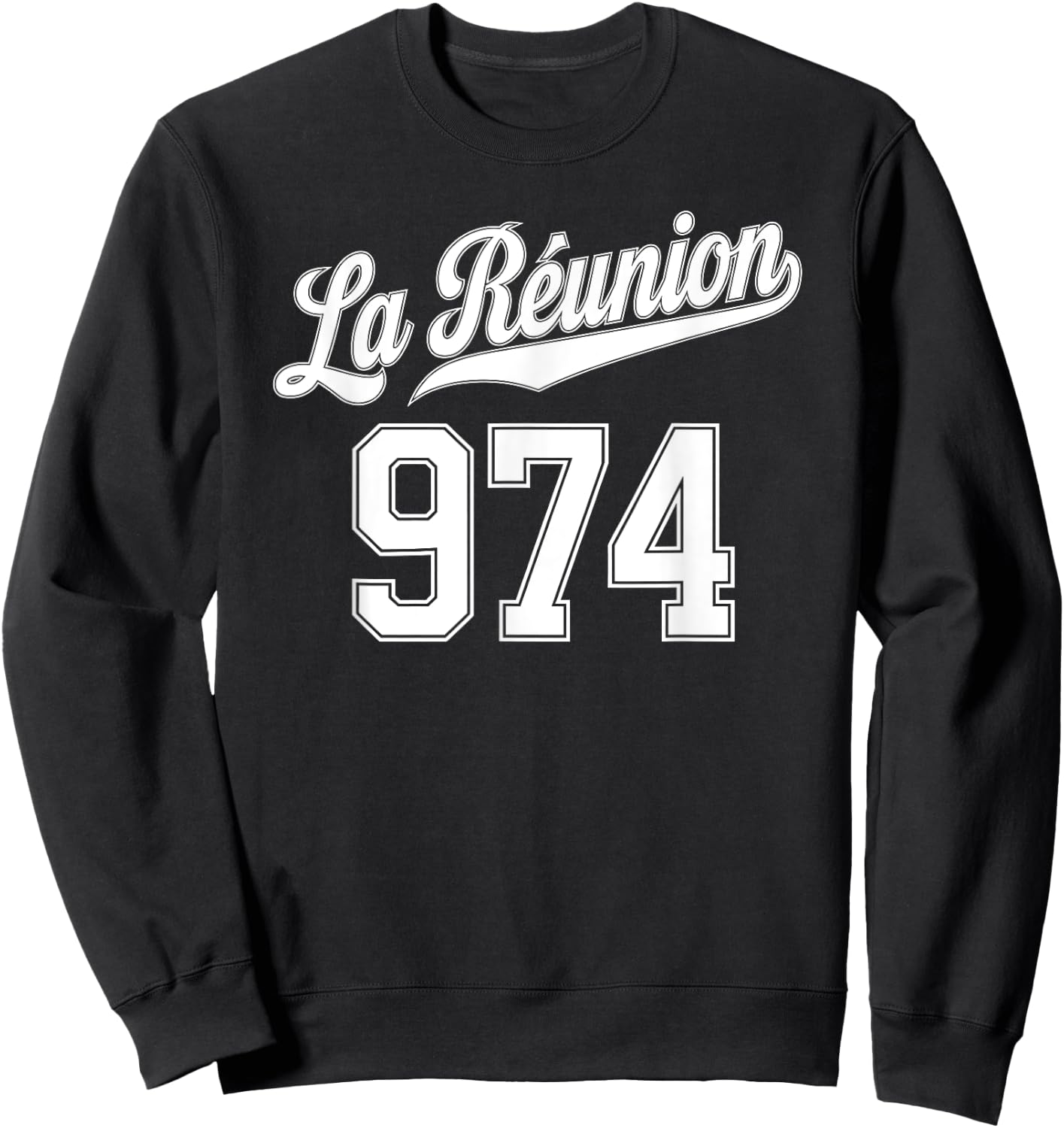 La Réunion 974 Sweatshirt - Sweatshirt | Black