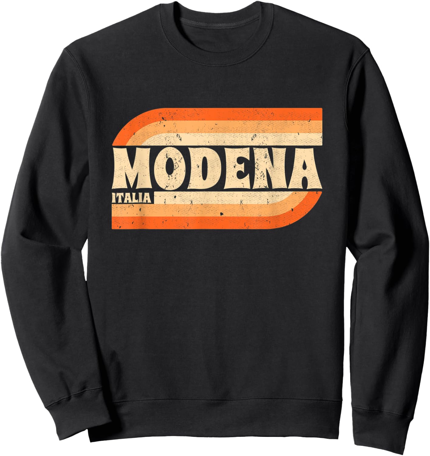 Retro Modena Italia - Modena Italy Sweatshirt - Sweatshirt | Black