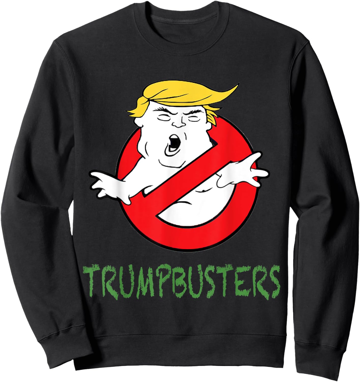 Anti-Trump Halloween Trumpbusters Sweatshirt - Sweatshirt | Black
