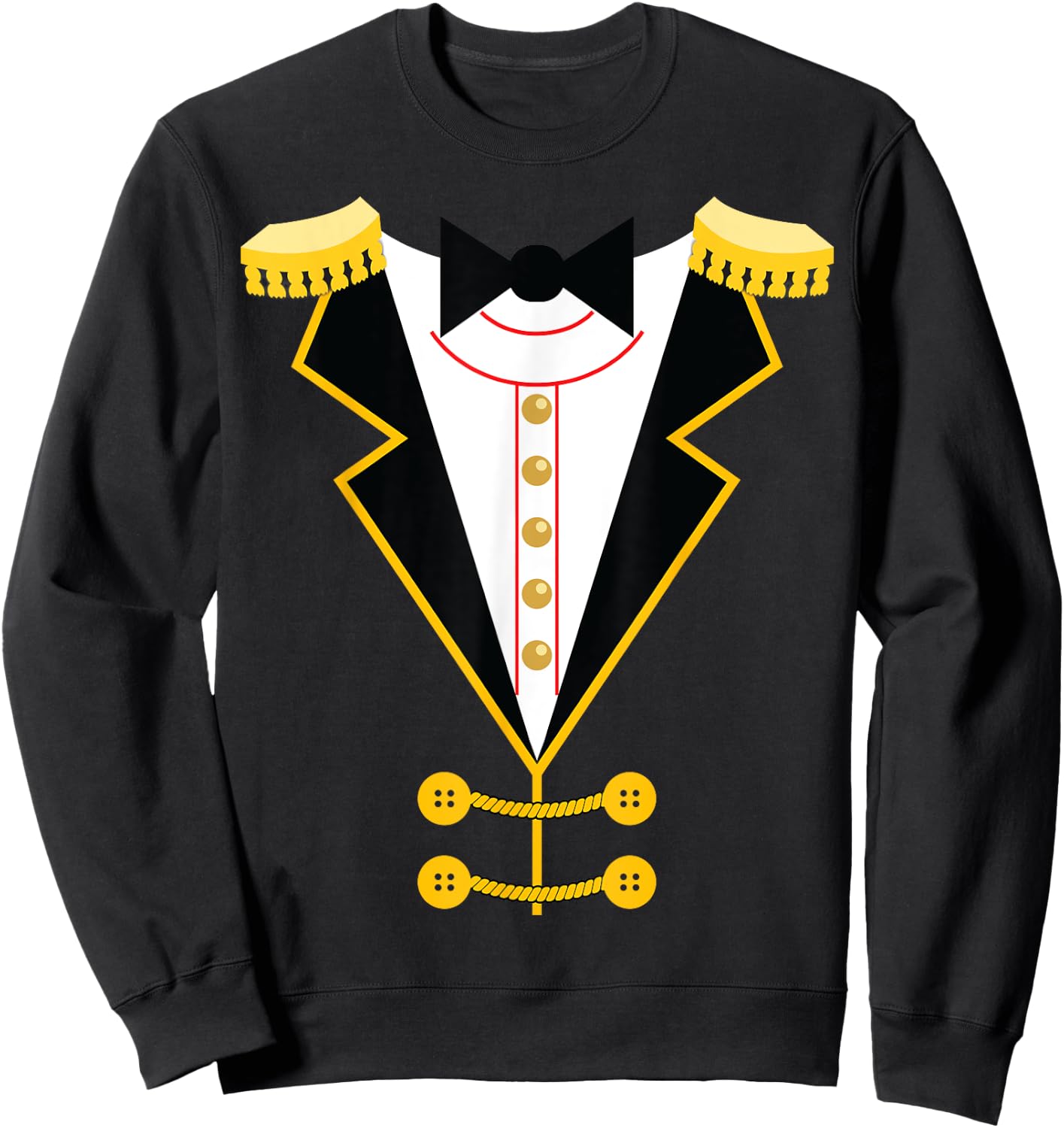 Ringmaster Costume Kids Boys Girls Circus Showman Halloween Sweatshirt - Sweatshirt | Black