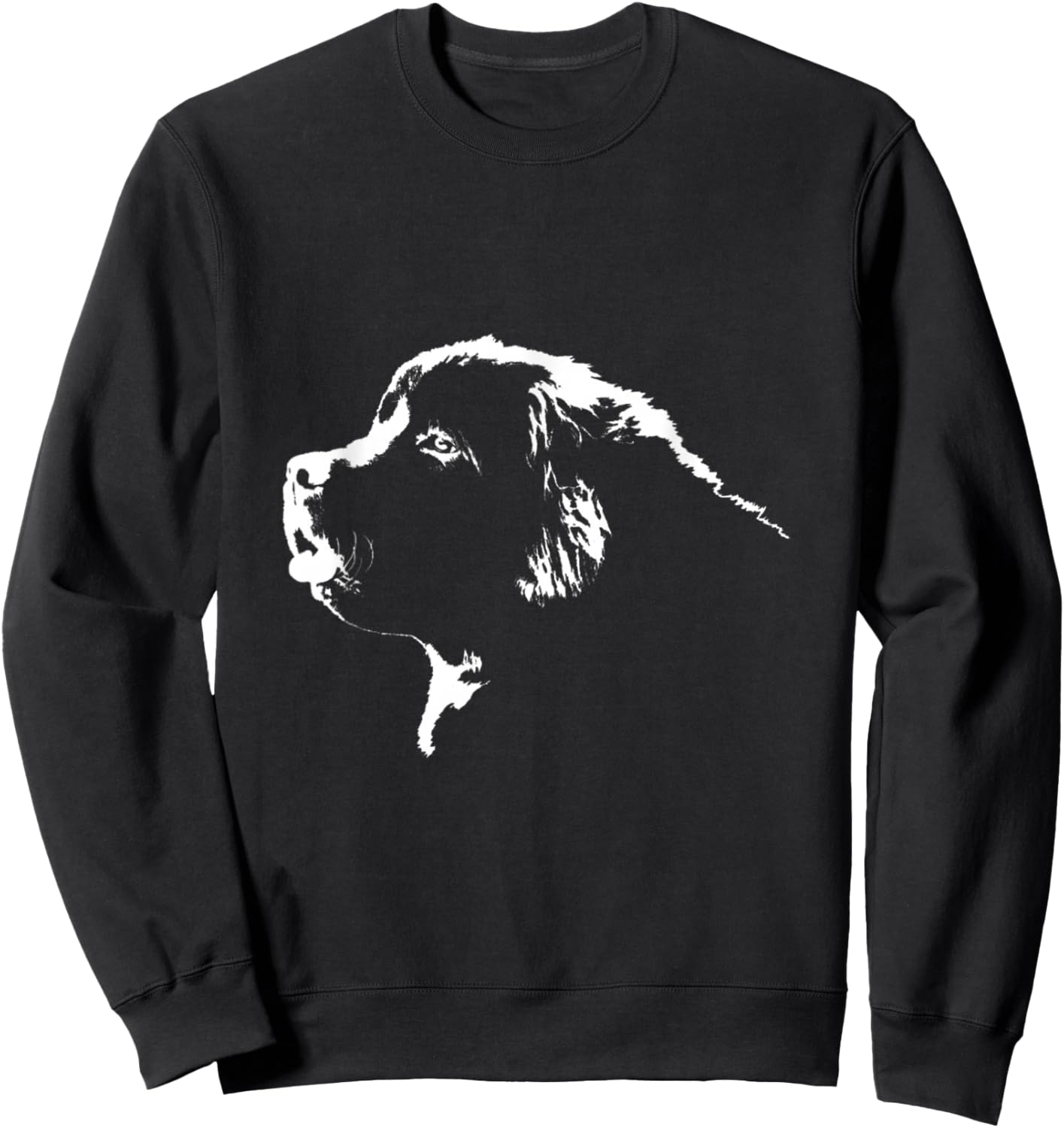 Newfoundland Dog XL Navy Sweatshirt - Sweatshirt | Black