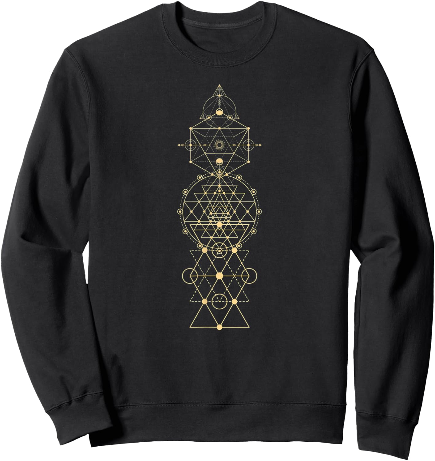 Sacred Geometric Shapes Sacred-G Sweatshirt - Sweatshirt | Black