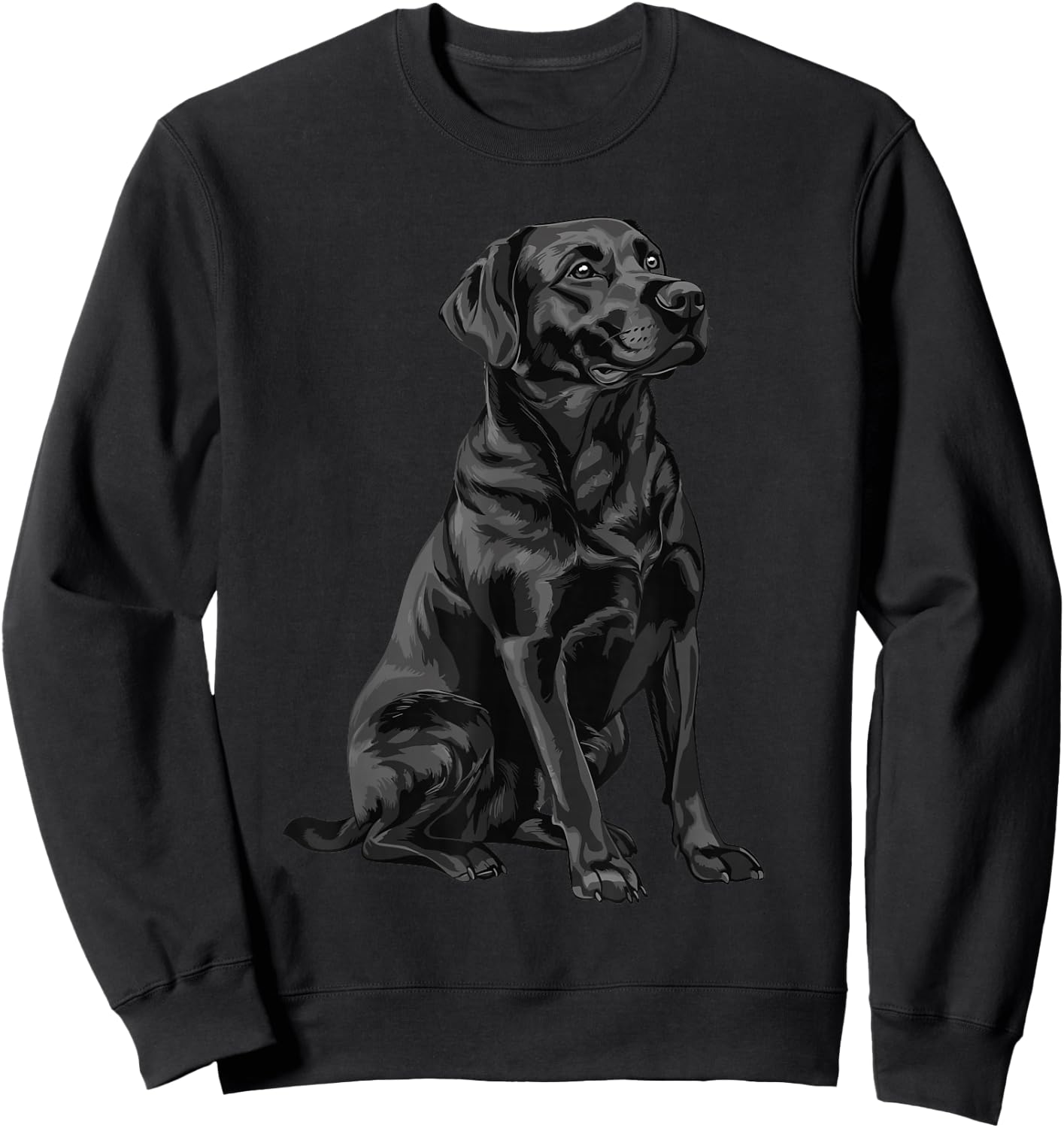 Black Labrador Retriever Sweatshirt - Sweatshirt | Black