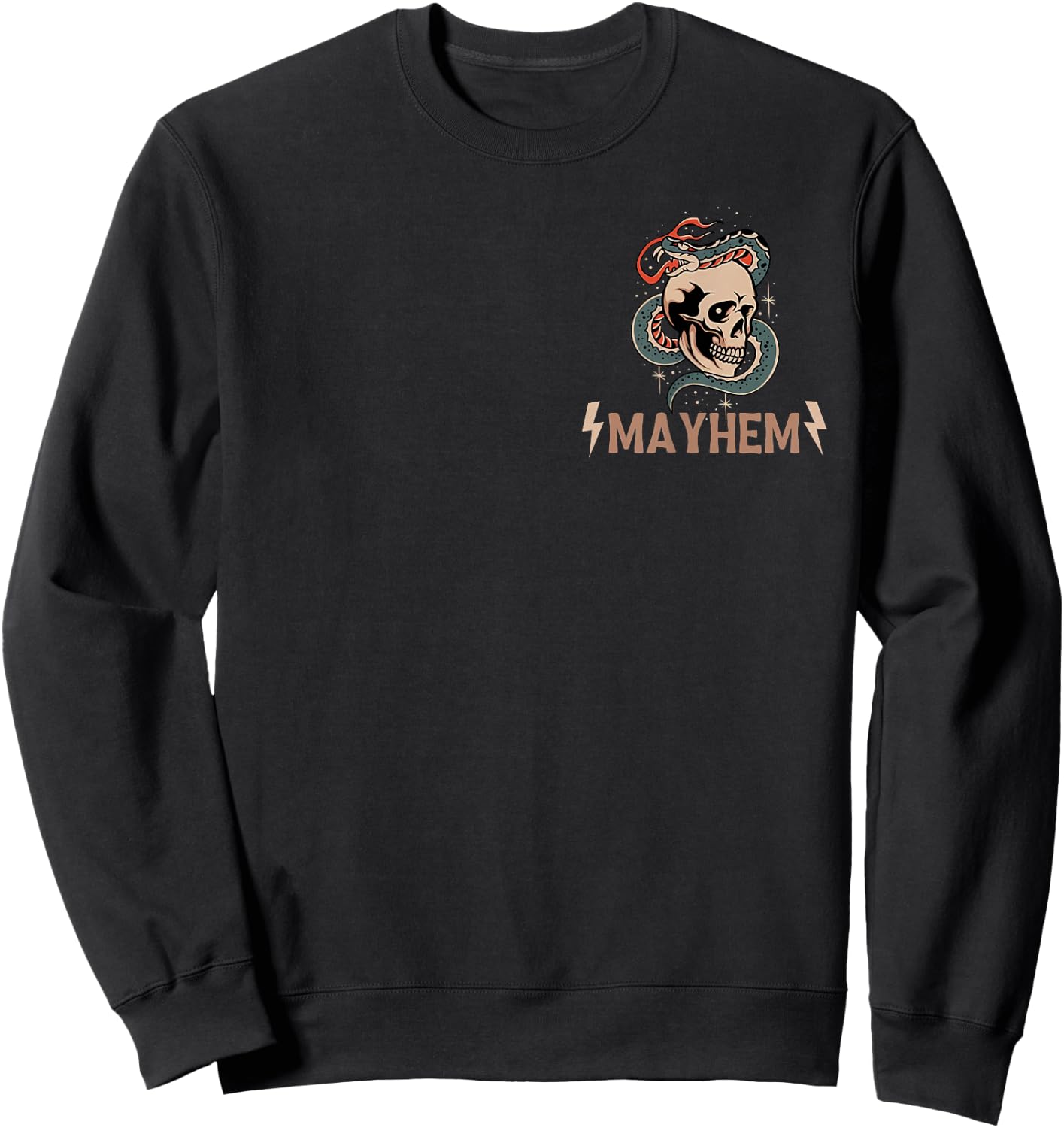 2 Sides Sweatshirt - Sweatshirt | Black