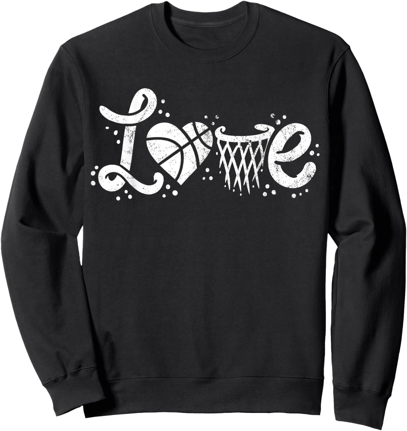 Basketball Player Court Ball Gift Sweatshirt - Sweatshirt | Black