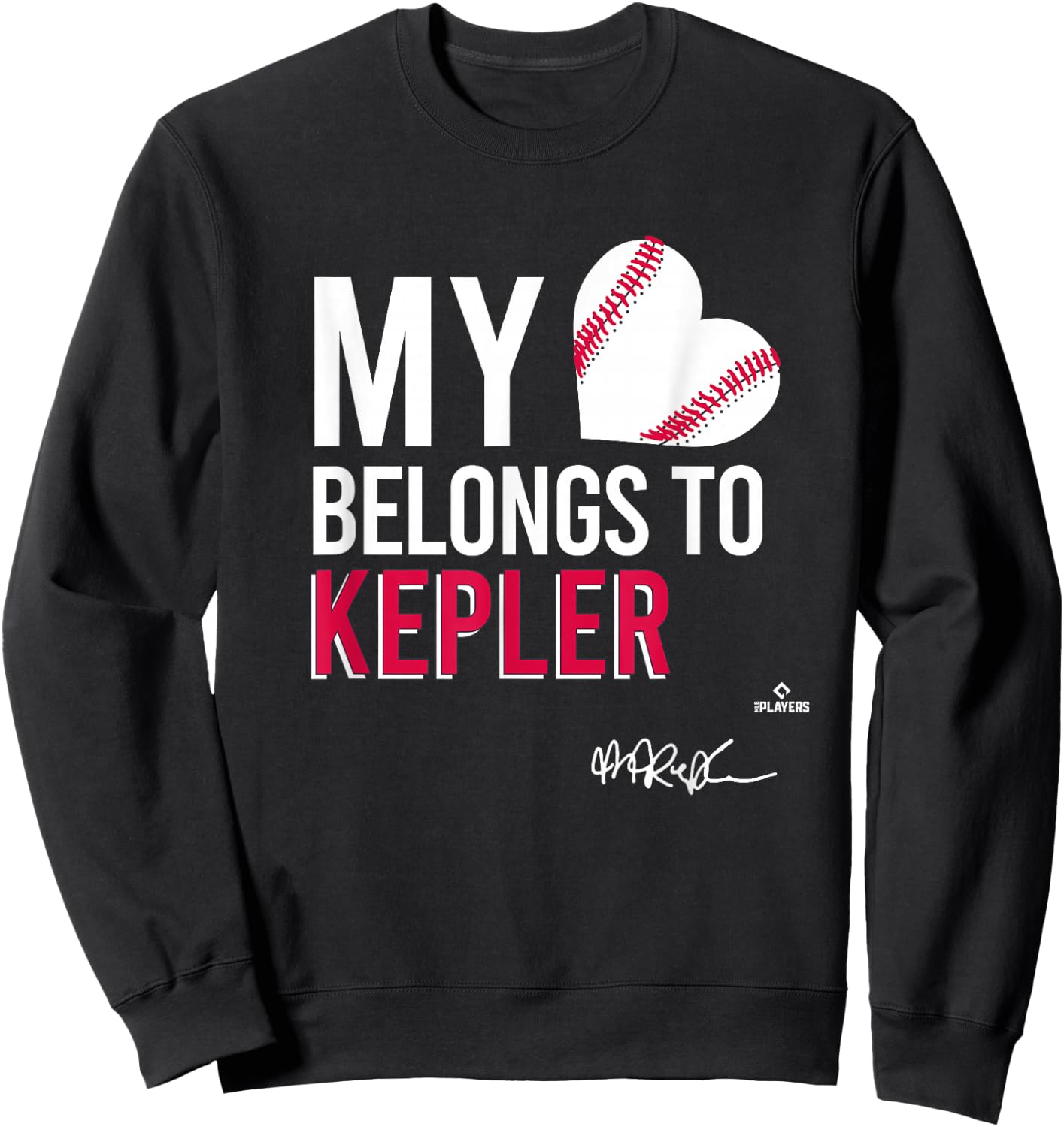 My Heart Belongs To Max Kepler-Rozycki Sweatshirt - Sweatshirt | Black
