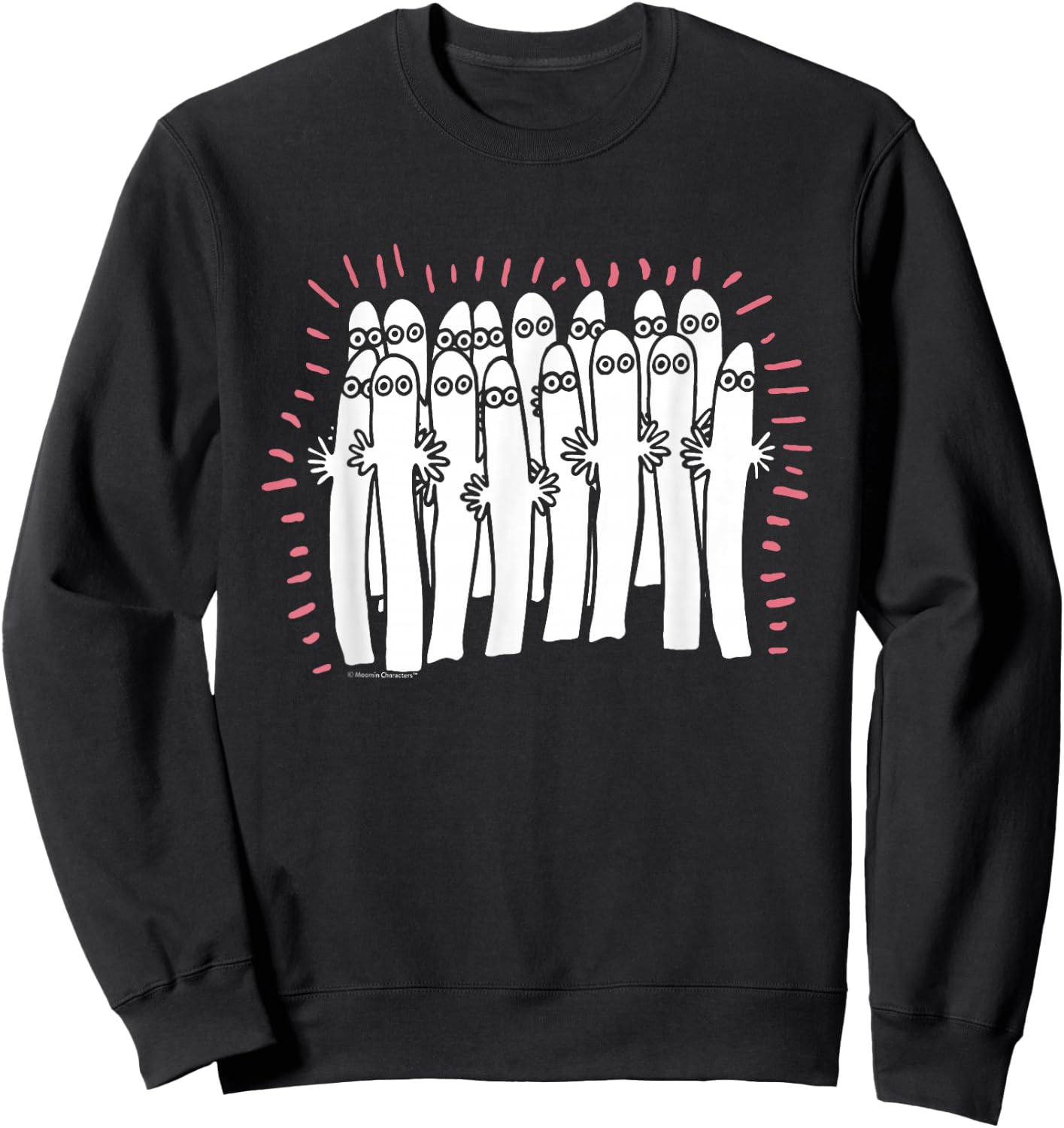 Moomin The Spooky Hattifatteners Sweatshirt - Sweatshirt | Black