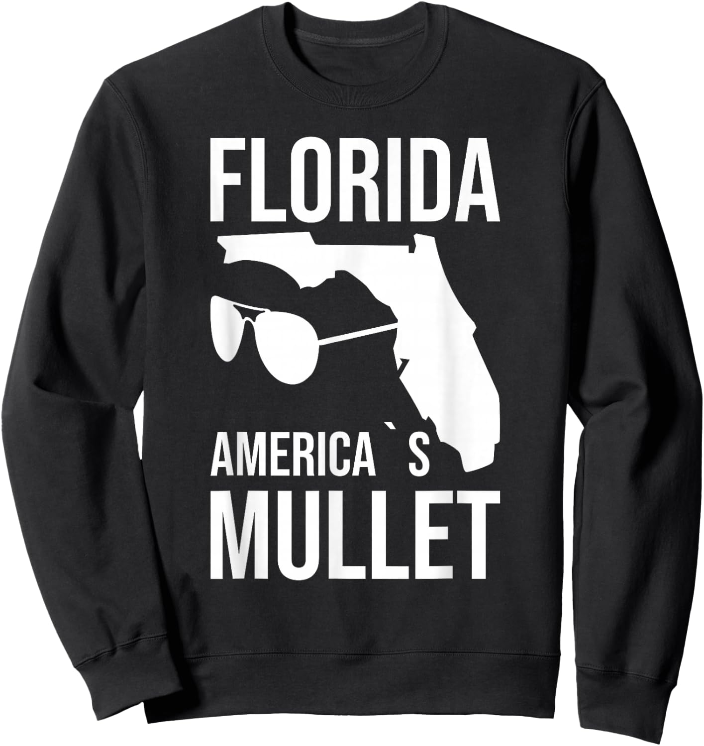 Florida America´s Mullet West Coast Sweatshirt - Sweatshirt | Black