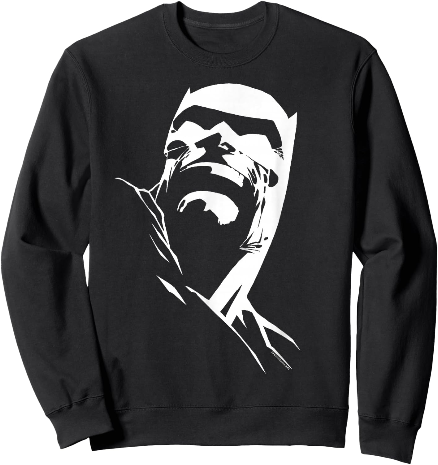 Batman Dark Knight Head Sweatshirt - Sweatshirt | Black