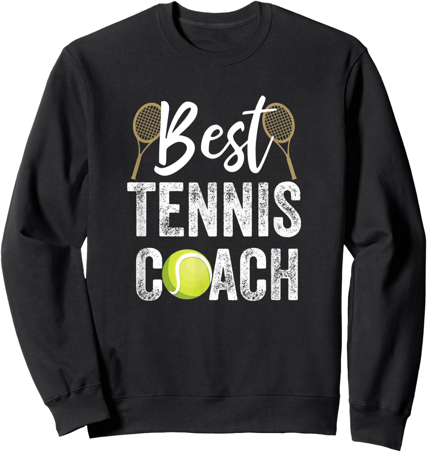 Bester Tennis-Trainer Sweatshirt - Sweatshirt | Black