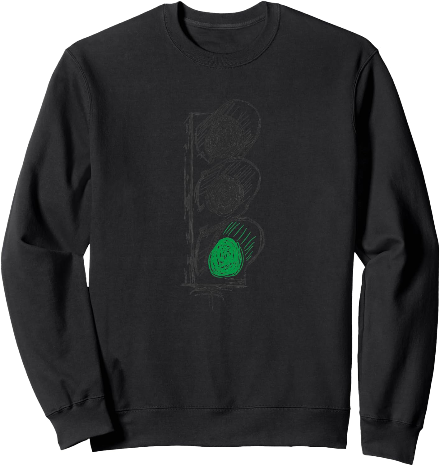 Traffic Lights - Only Green Lights Sweatshirt - Sweatshirt | Black