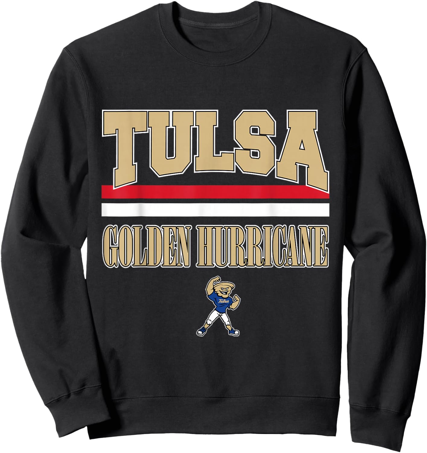 Tulsa Golden Hurricane NCAA | VNPTUL301 Sweatshirt - Sweatshirt | Black