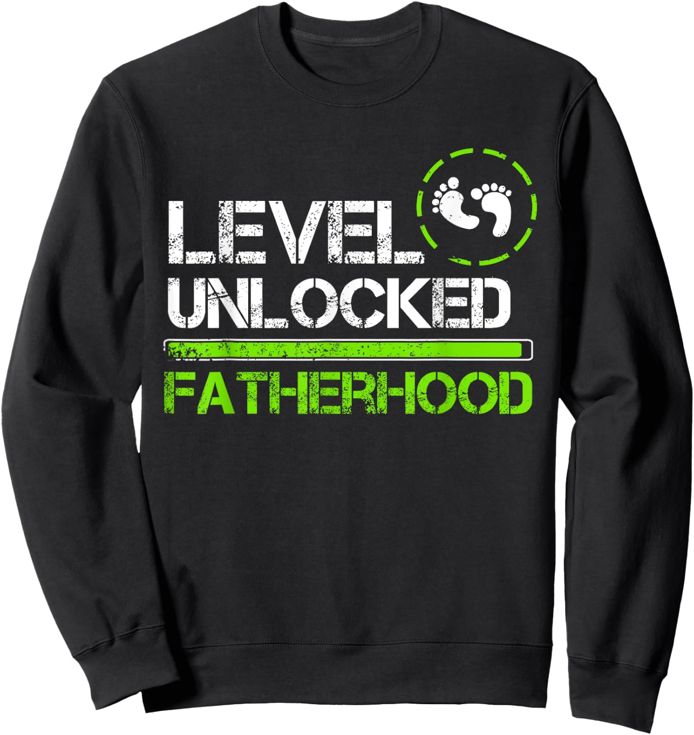 Level Unlocked Fatherhood Gamer You Are Going To Be A Dad Sweatshirt - Sweatshirt | Black