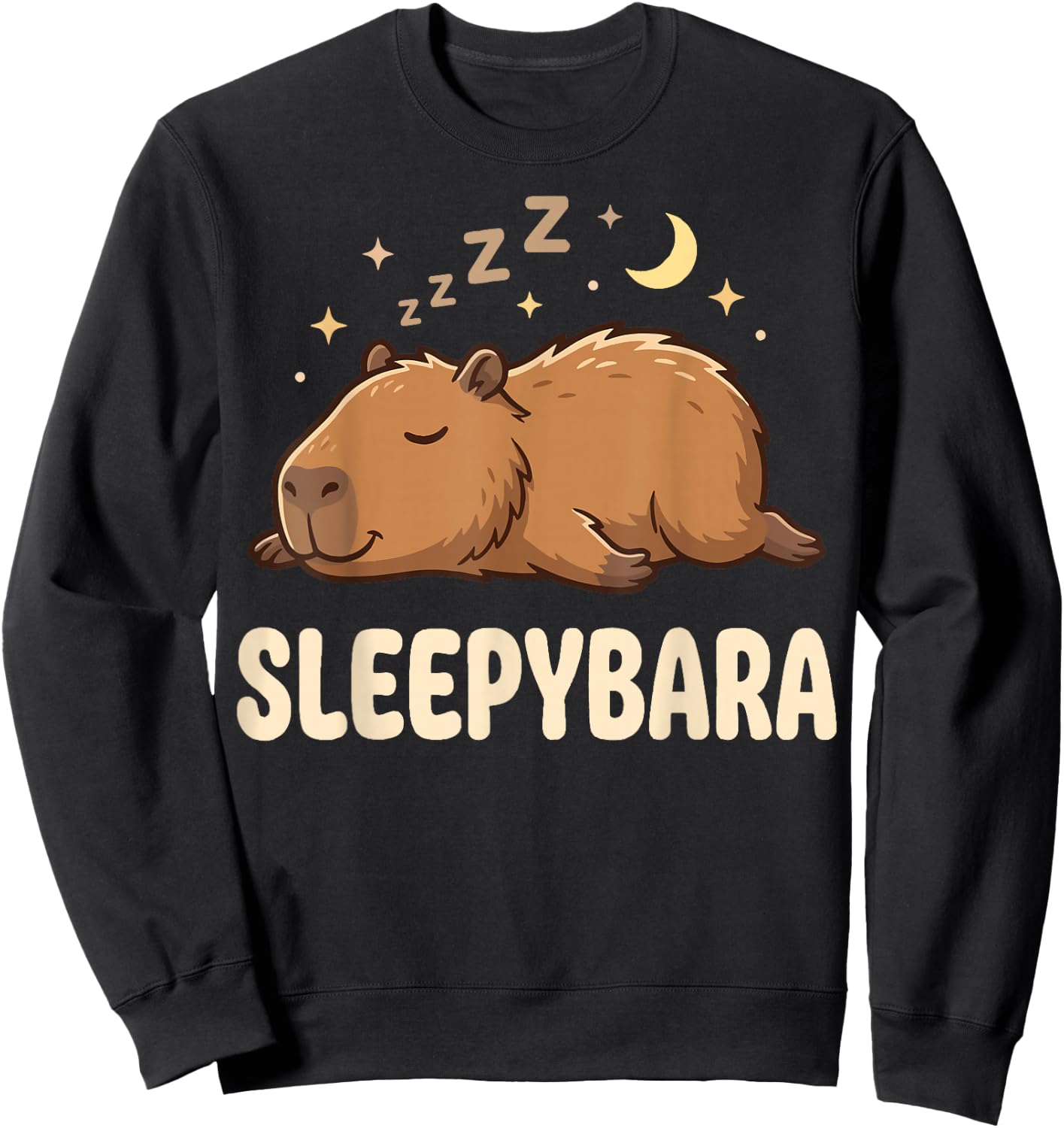 Sleepybara Sweatshirt - Sweatshirt | Black