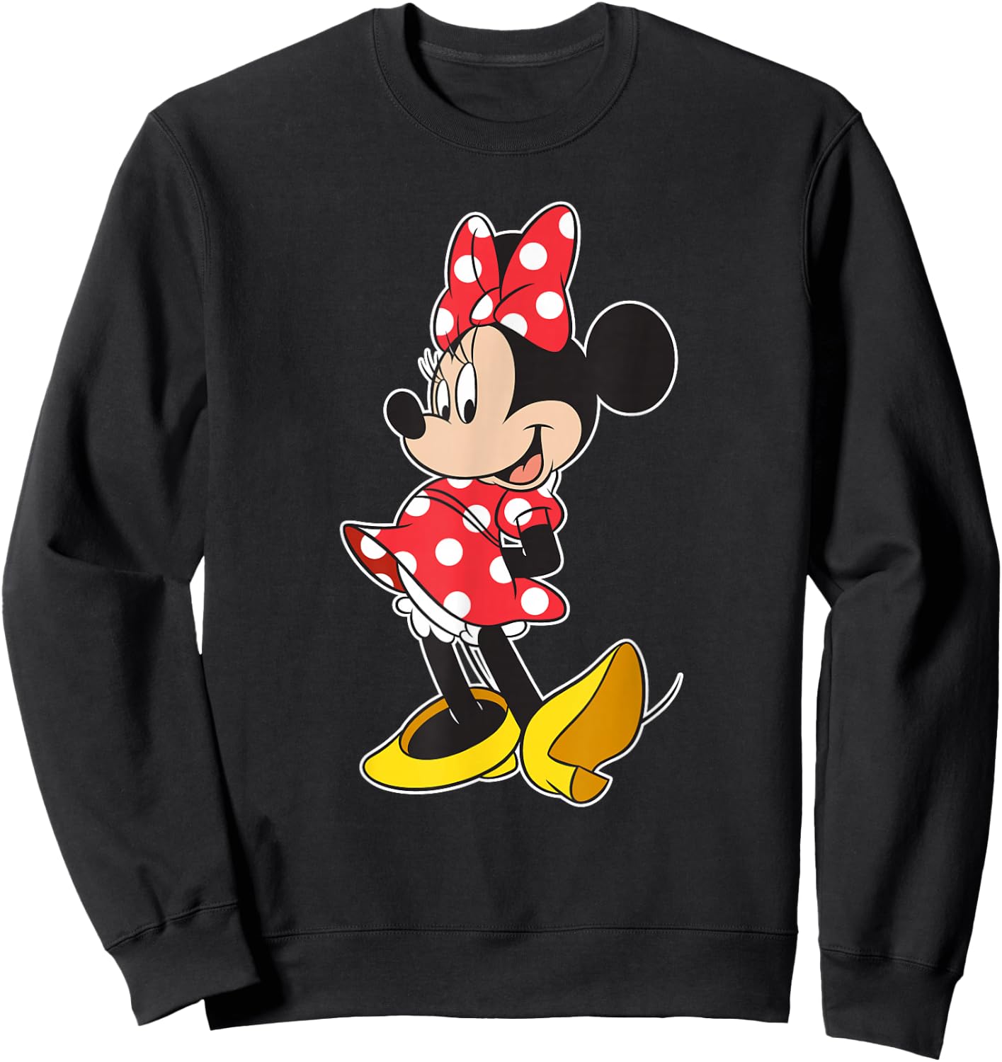 Disney Minnie Mouse Classic Pose Small Sweatshirt - Sweatshirt | Black