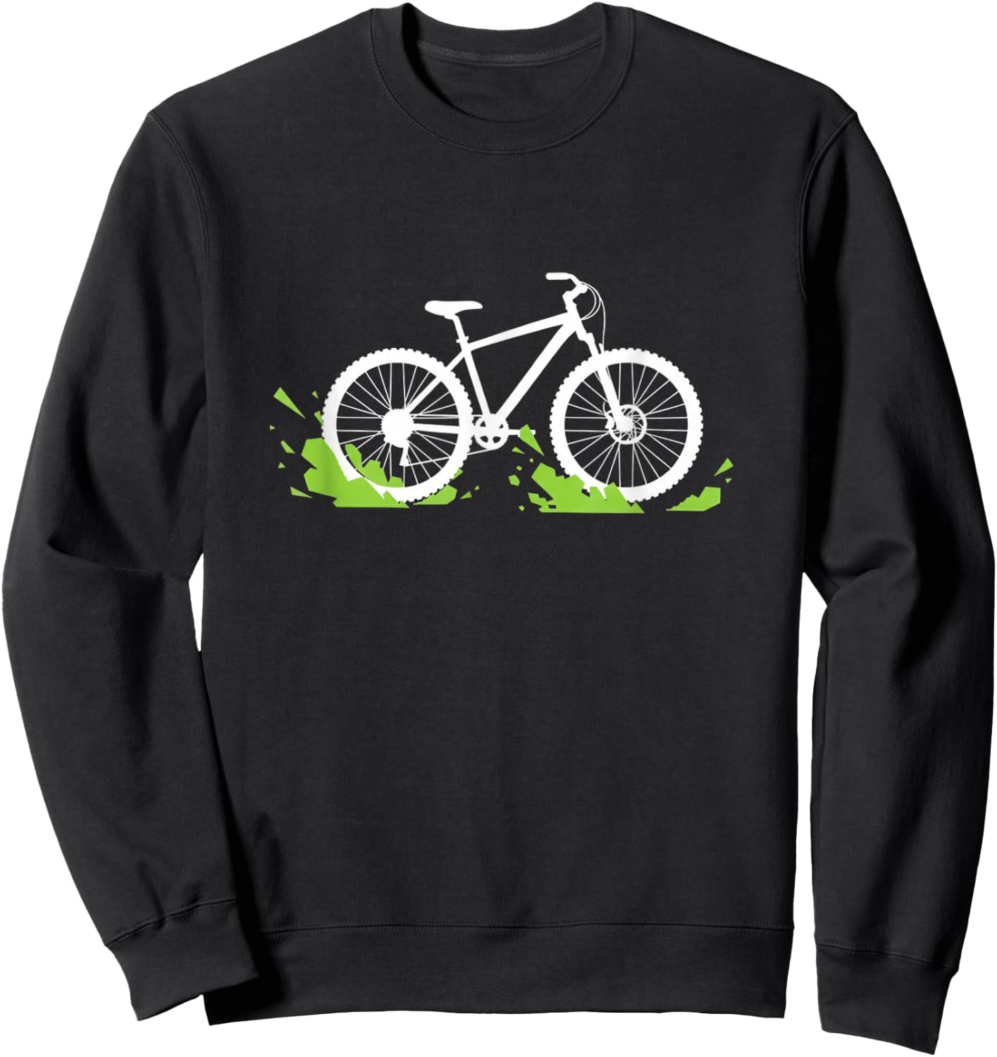 Modernes Design für Radfahrer mit Fahrradmotiv Sweatshirt - Sweatshirt | Black