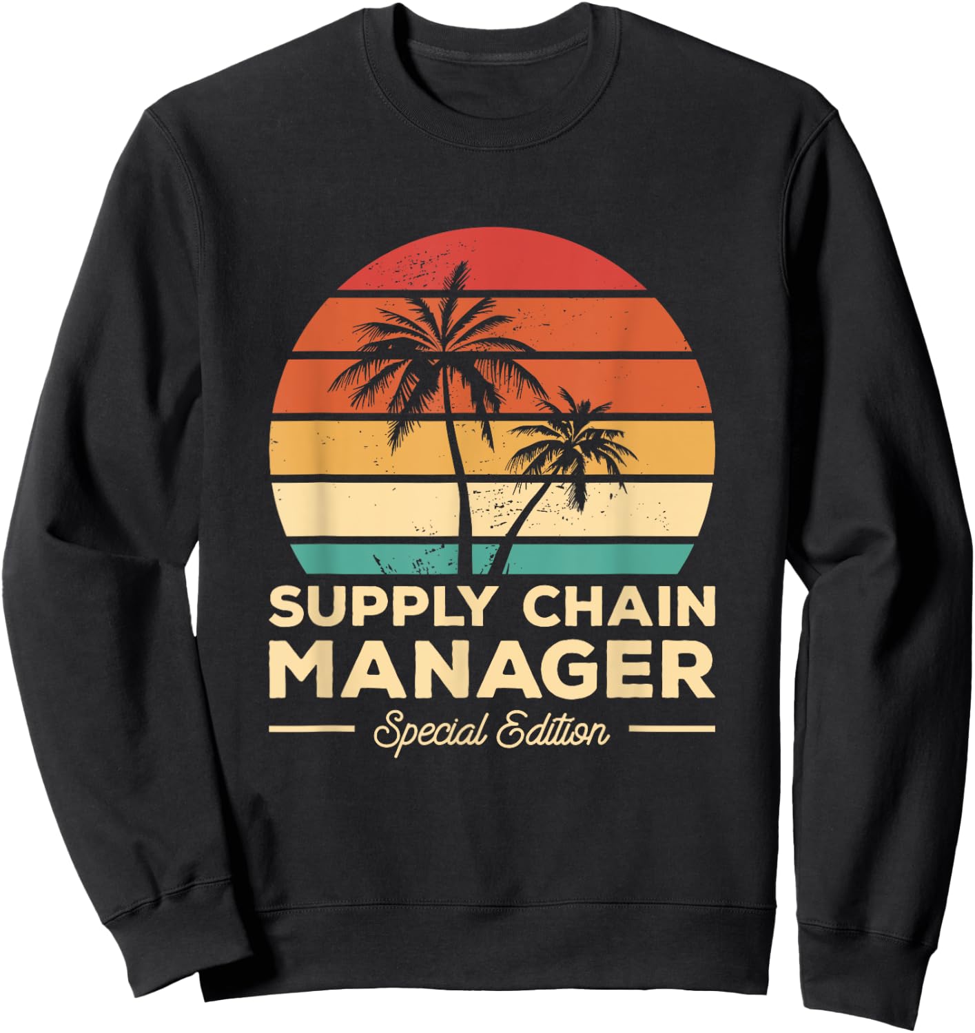 Vintage Supply Chain Manager Special Edition Sweatshirt - Sweatshirt | Black