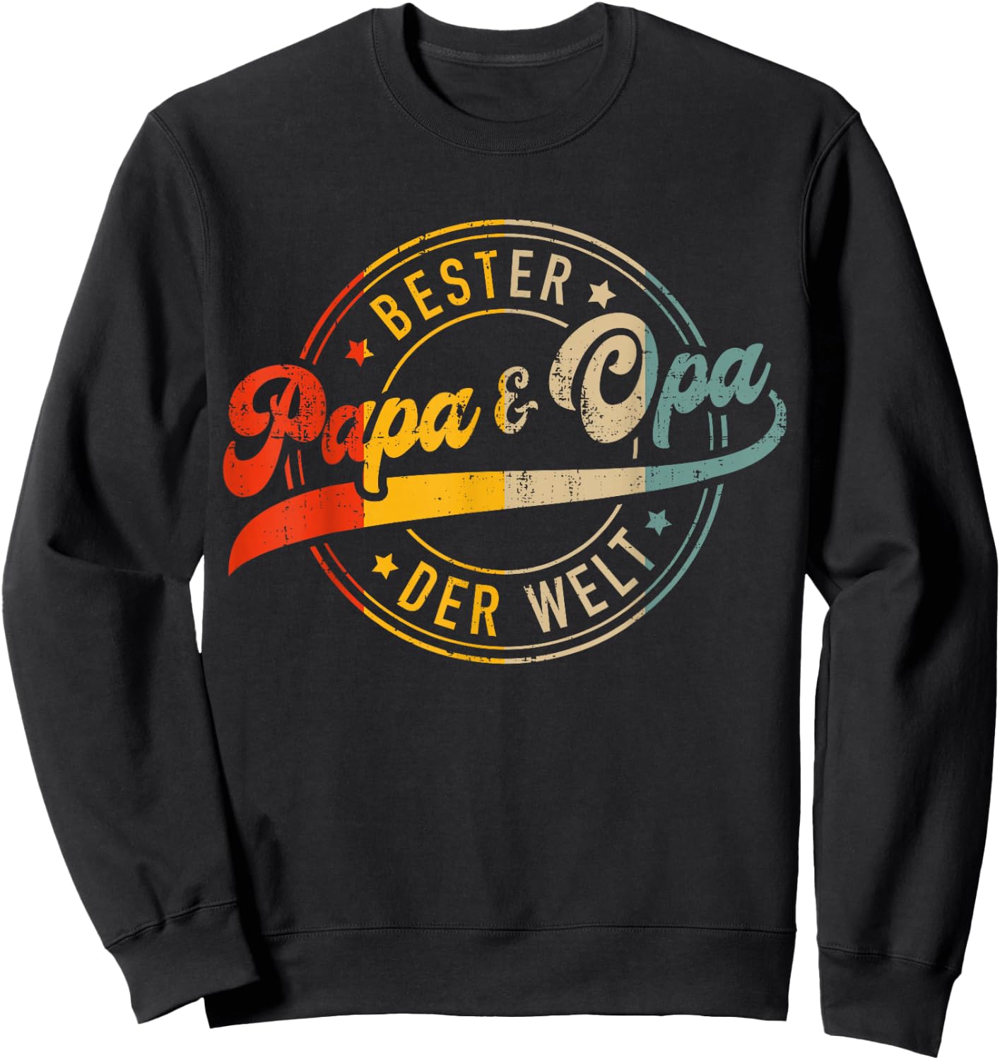 Bester Papa und Opa zum Vatertag, Geburtstag und Weihnachten Sweatshirt - Sweatshirt | Black