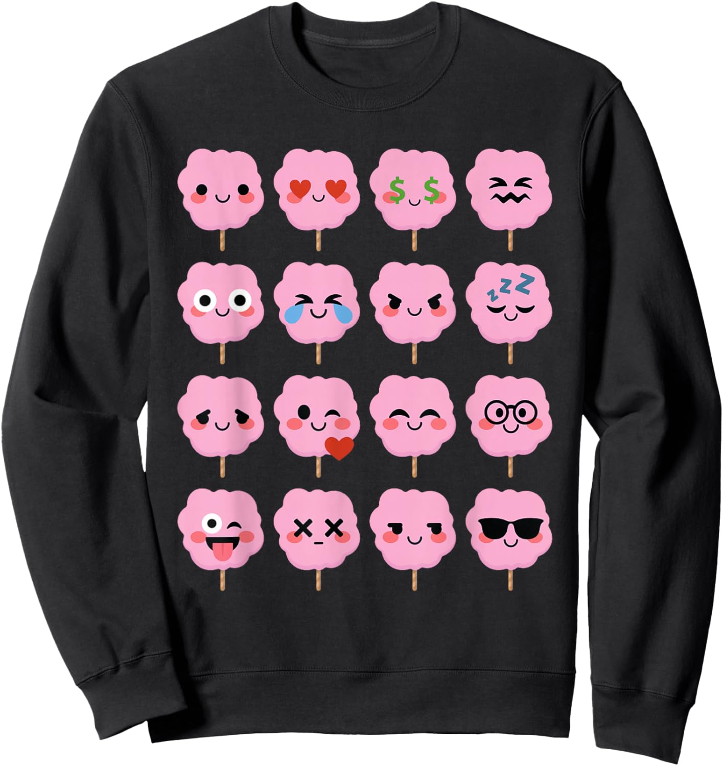 Cotton Candy Shirt Sweatshirt - Sweatshirt | Black