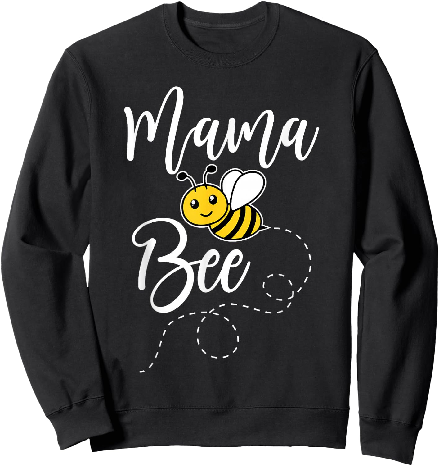 Mama of The Bee Day Girl Hive Family Matching Birthday Sweet Sweatshirt - Sweatshirt | Black