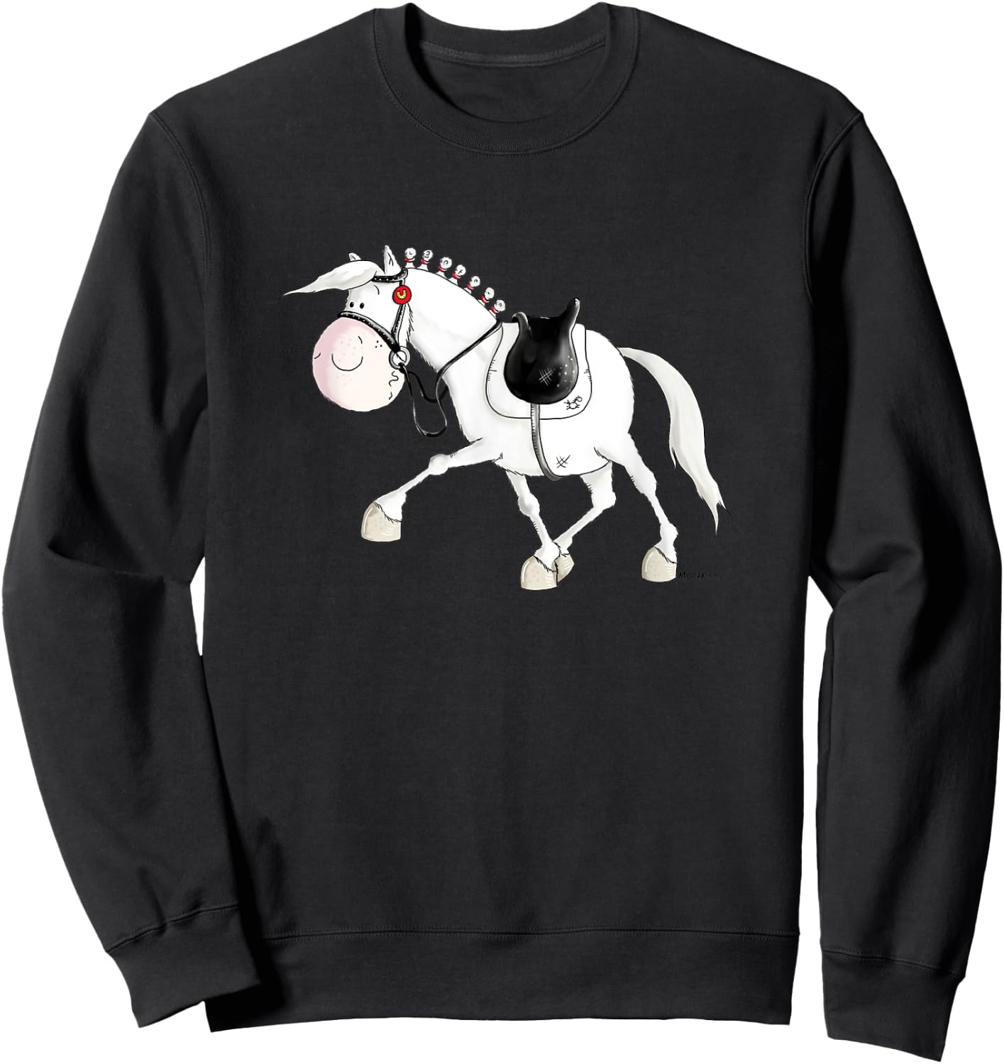 Funny Dressage Horse I Horse Gift Horse Rider And Lover Sweatshirt - Sweatshirt | Black