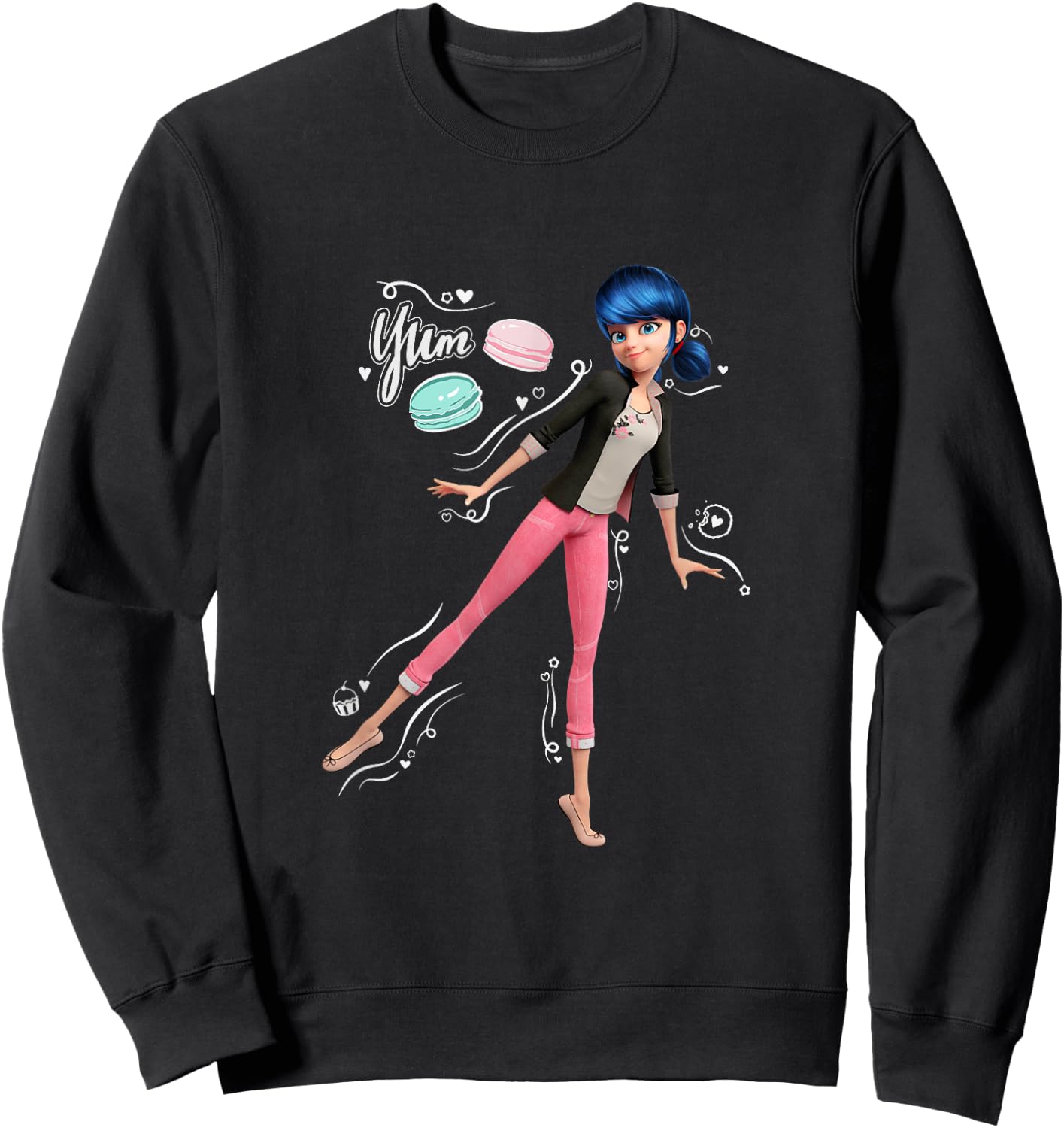 Miraculous Ladybug Marinette Bakery Sweatshirt - Sweatshirt | Black