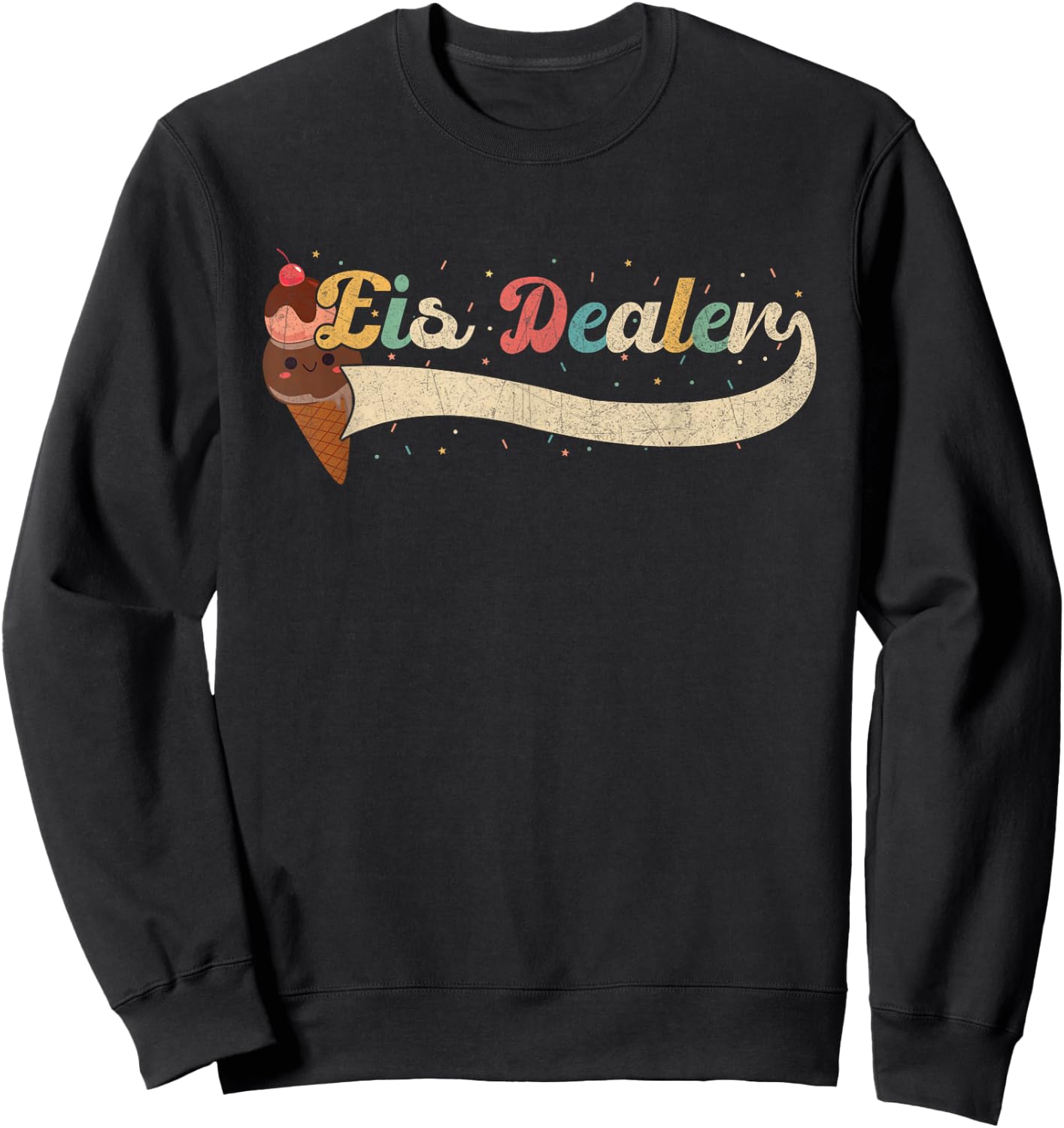 Gelatiere Eismann Lovers Ice Seller , black Sweatshirt - Sweatshirt | Black