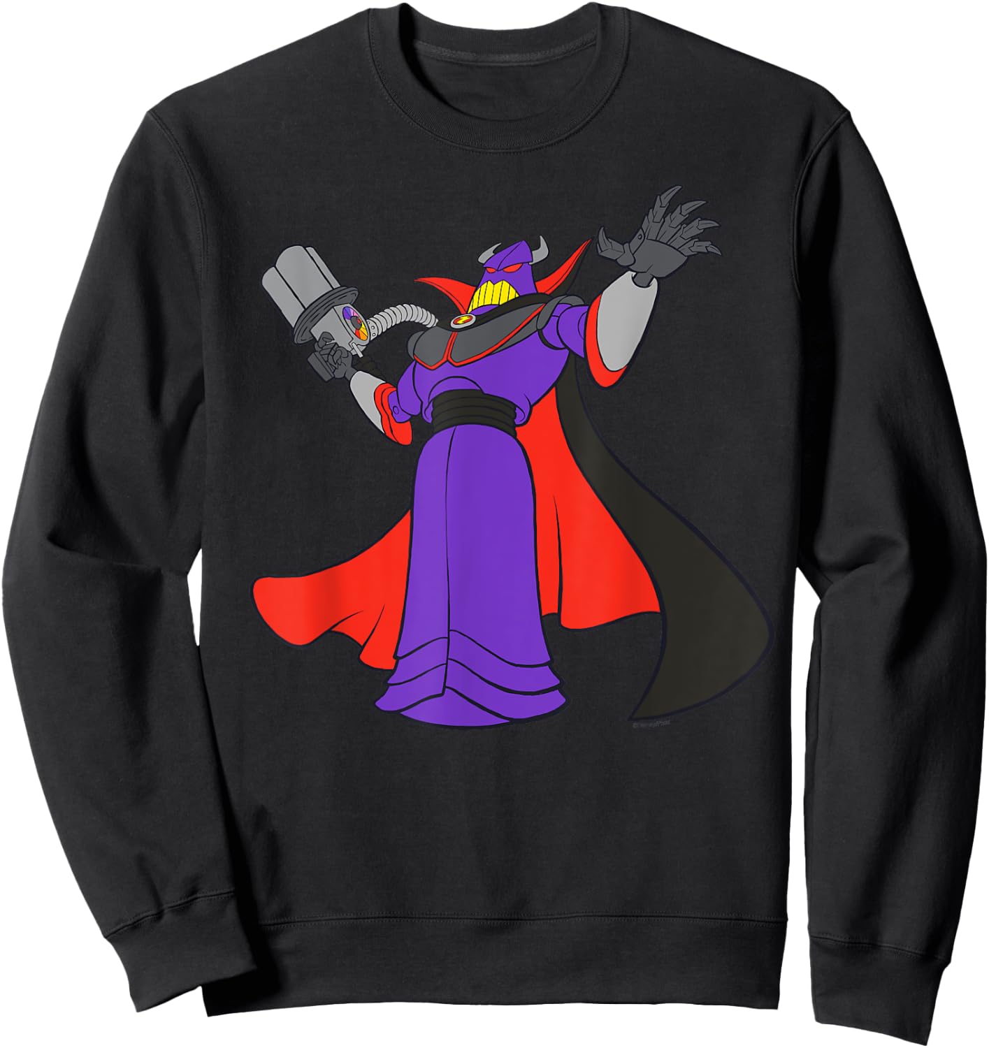 Disney and Pixar's Toy Story Emperor Zurg Costume , Black, S Sweatshirt - Sweatshirt | Black