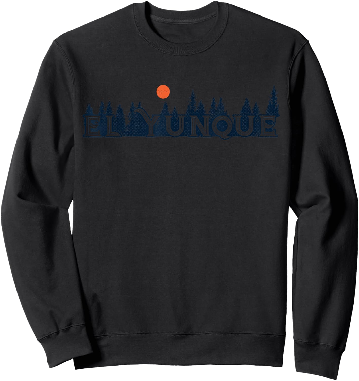 El Yunque National Forest Retro Vintage Sweatshirt - Sweatshirt | Black