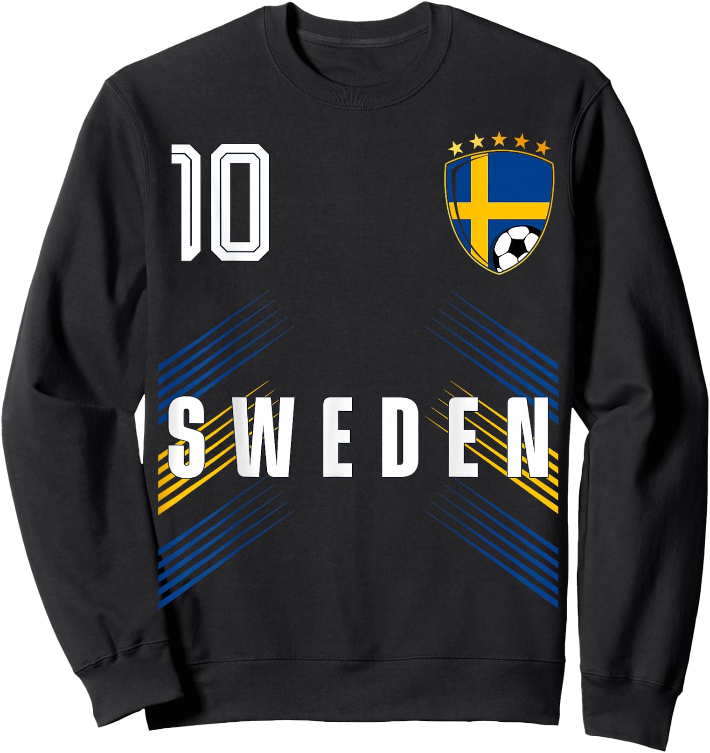 Drapeau de la Suède pour Les Amoureux de la fierté su Sweatshirt - Sweatshirt | Black