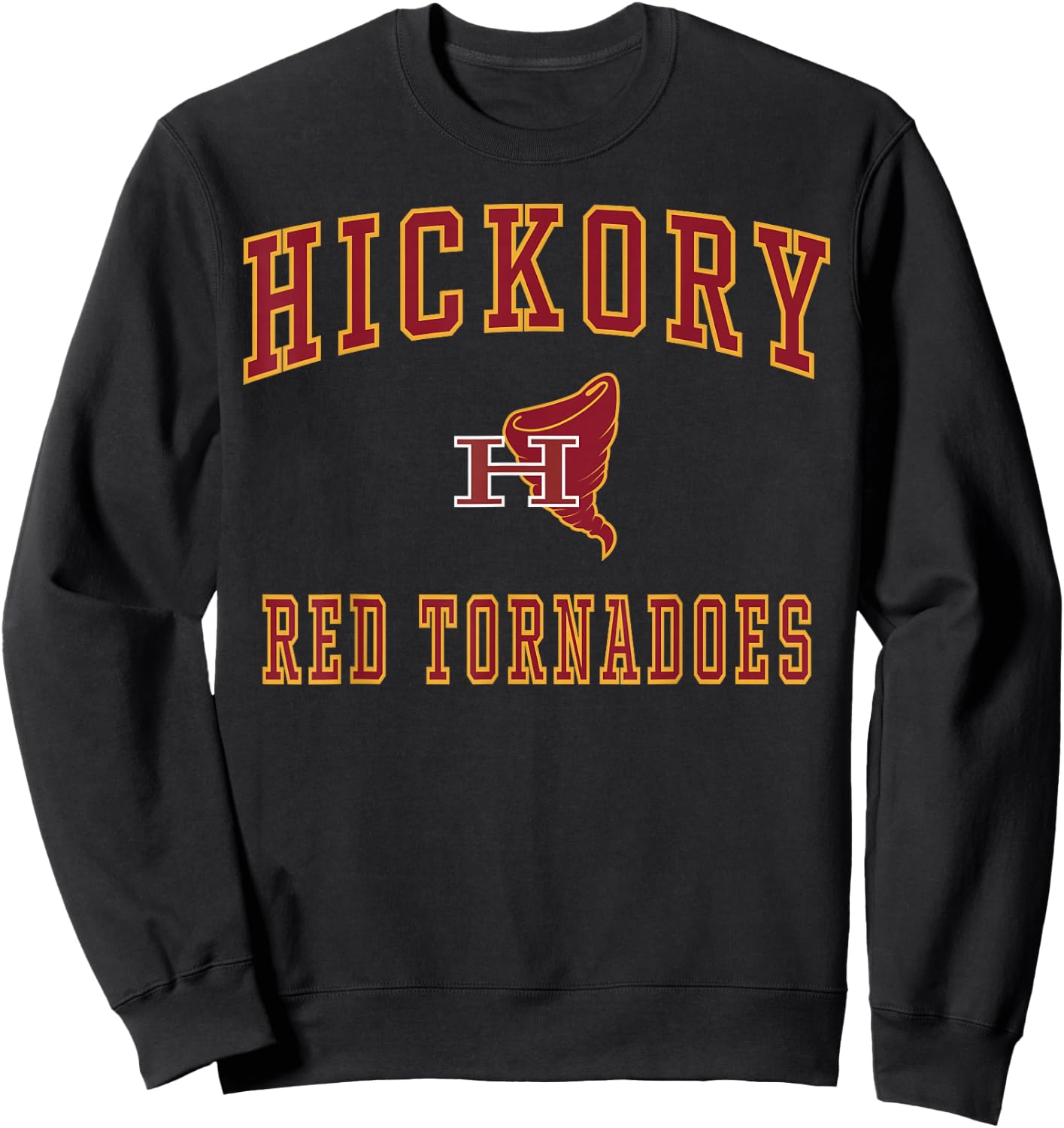 Hickory High School Red Tornadoes Sweatshirt - Sweatshirt | Black