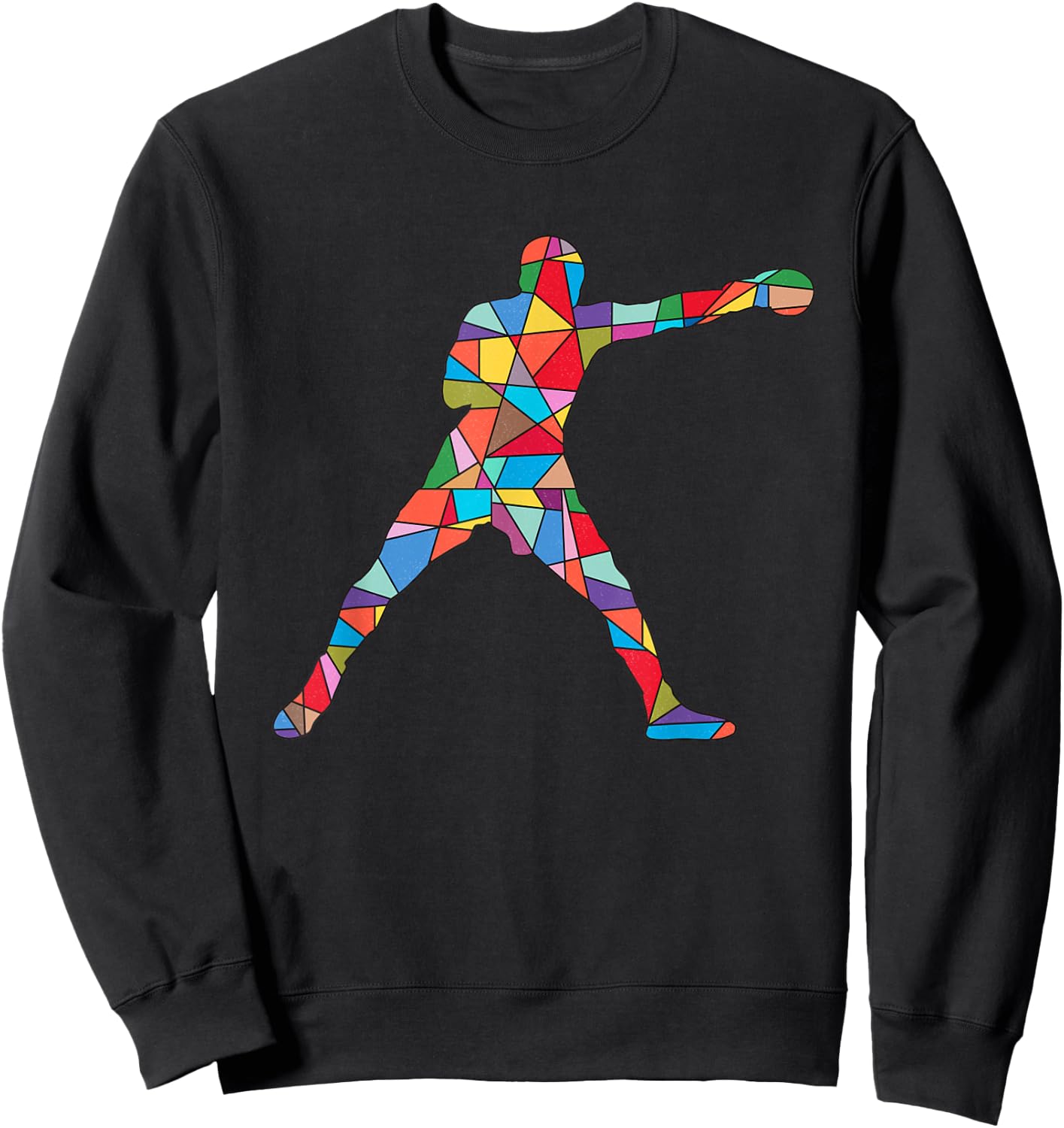 Boxing Sports Athletes Boys Men Kids Boxer Sweatshirt - Sweatshirt | Black