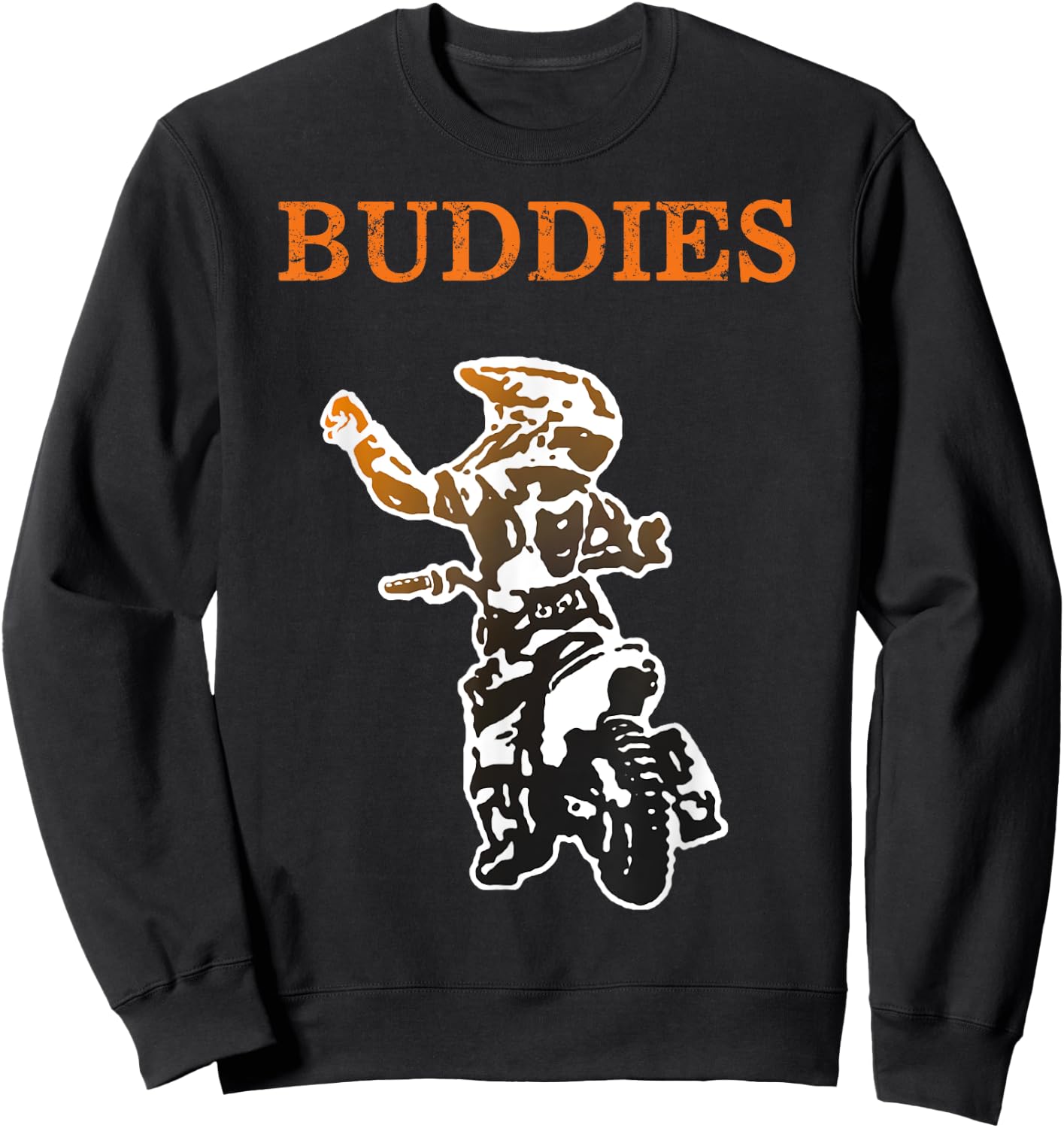 Father Son Matching Riding Buddies Dirt Bike Dad Motocross Sweatshirt - Sweatshirt | Black