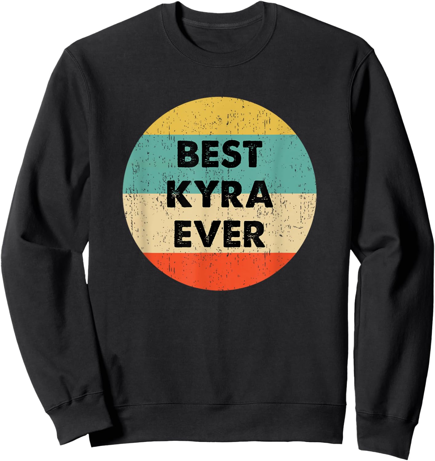 Kyra Vorname Sweatshirt - Sweatshirt | Black
