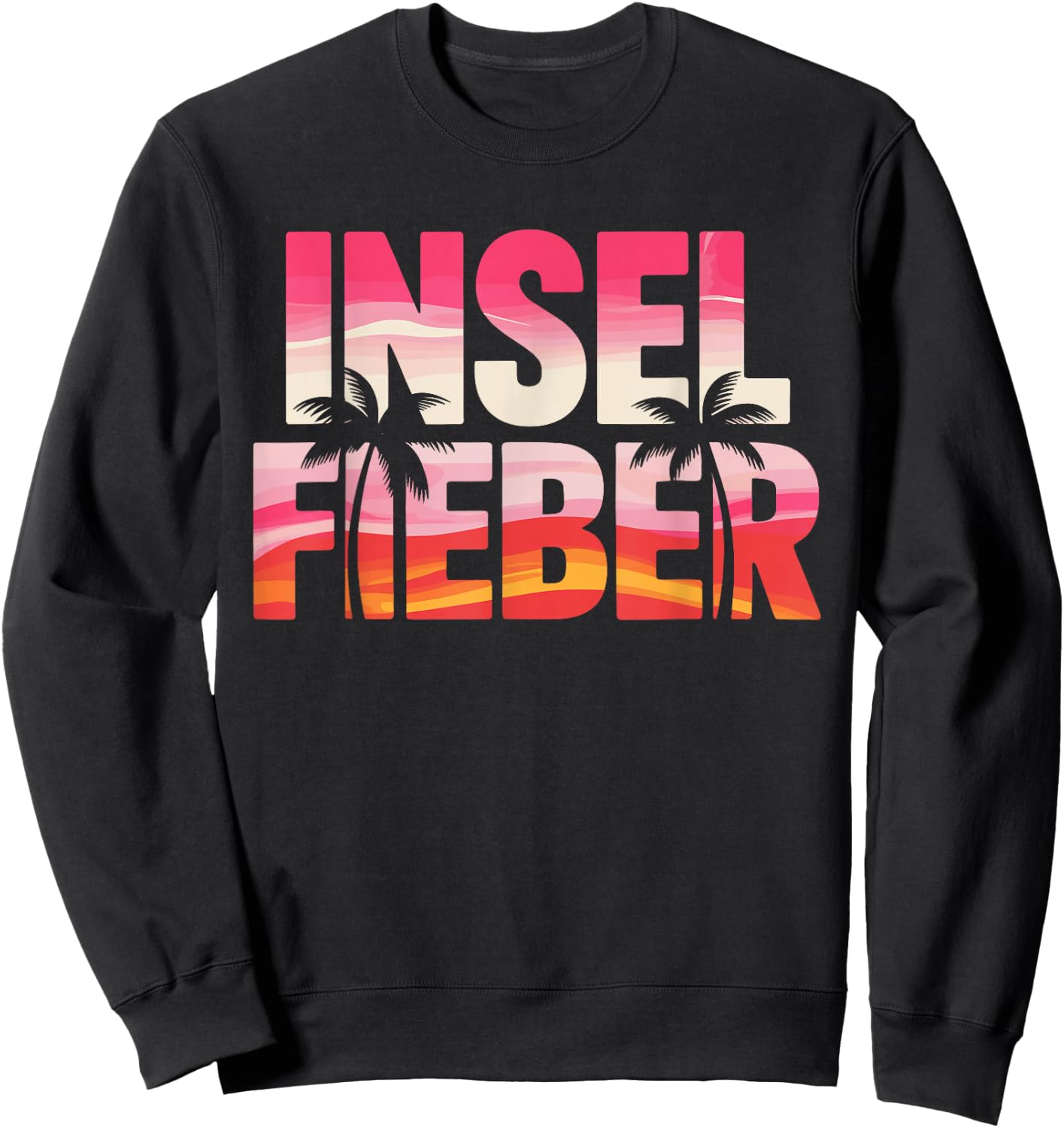 Malle Insel Fieber Mallorca Ibiza Party Urlaub Saufen Sommer Sweatshirt - Sweatshirt | Black